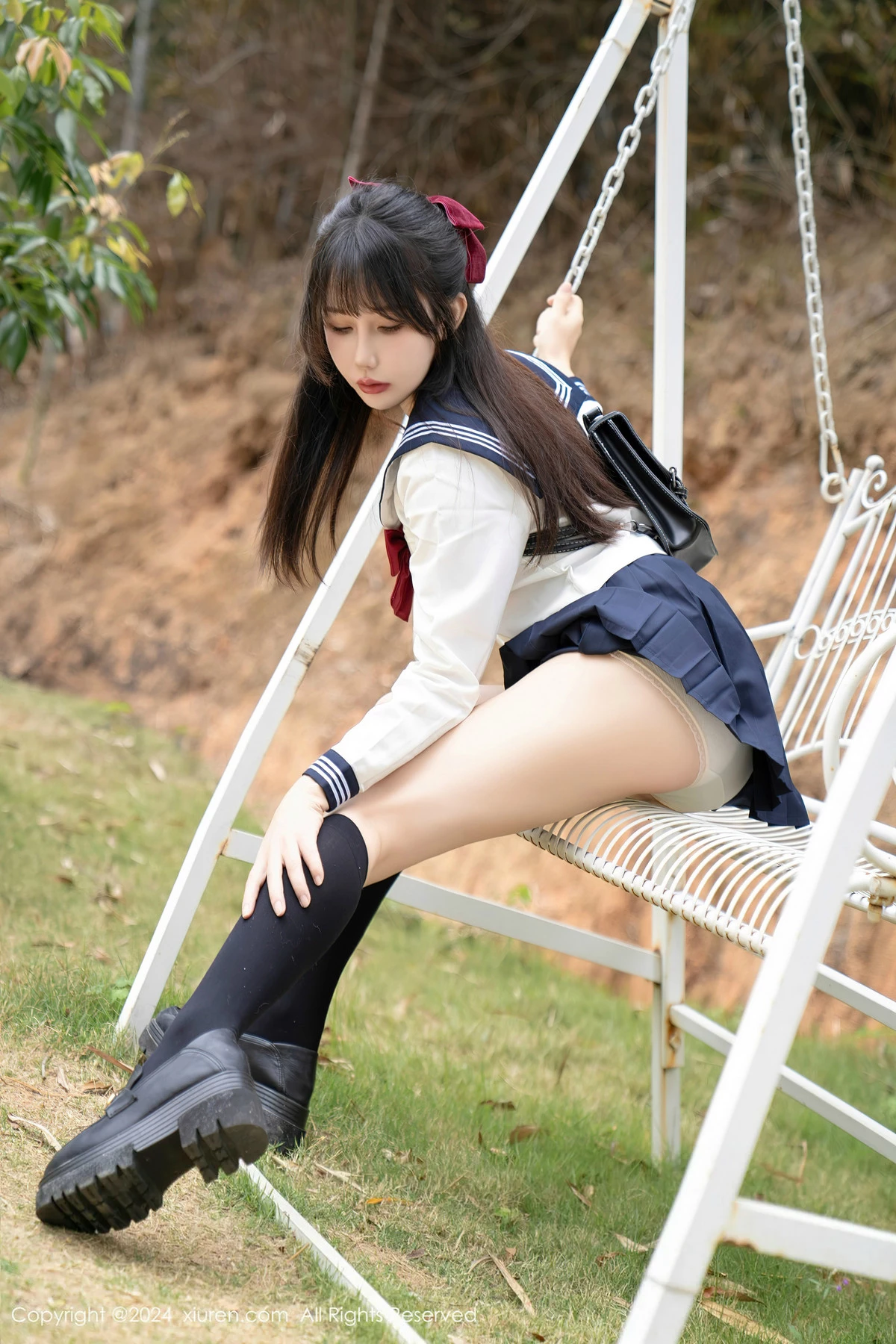 秀人集.com_[XiuRen秀人网]No.8365_模特波巧酱长白山旅拍性感学妹制服配黑丝袜秀曼妙身姿诱惑写真85P