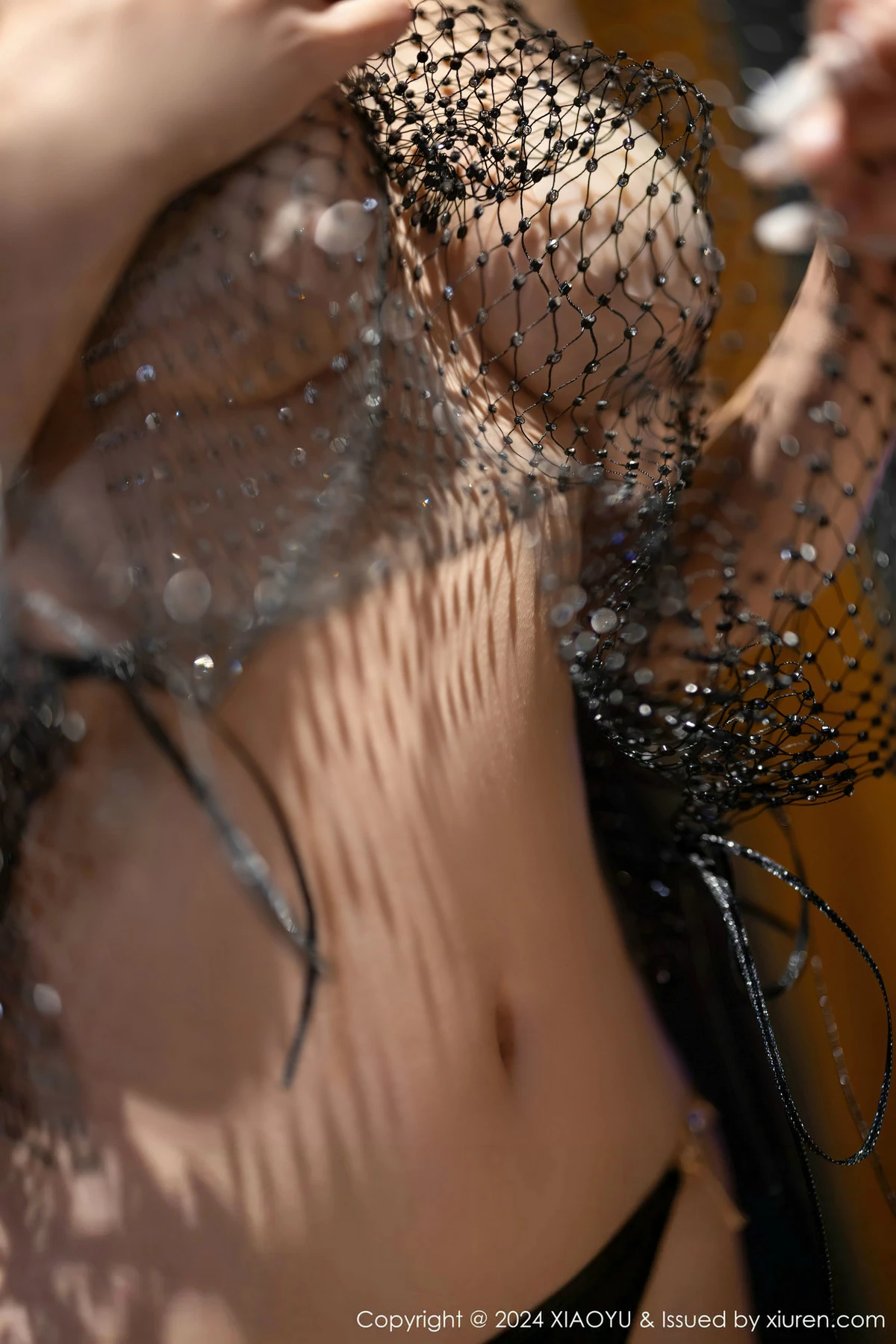 秀人集.com_[XiaoYu画语界]Vol.1232_模特林星阑黑色露肩连衣短裙+黑色情趣服饰秀惹火身材诱惑写真81P