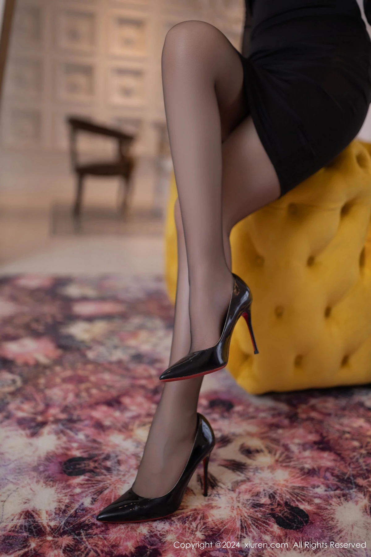 秀人集.com_[XiuRen秀人网]No.8471_模特安然anran性感黑色礼服配超薄黑丝秀柔美身段迷人诱惑写真80P