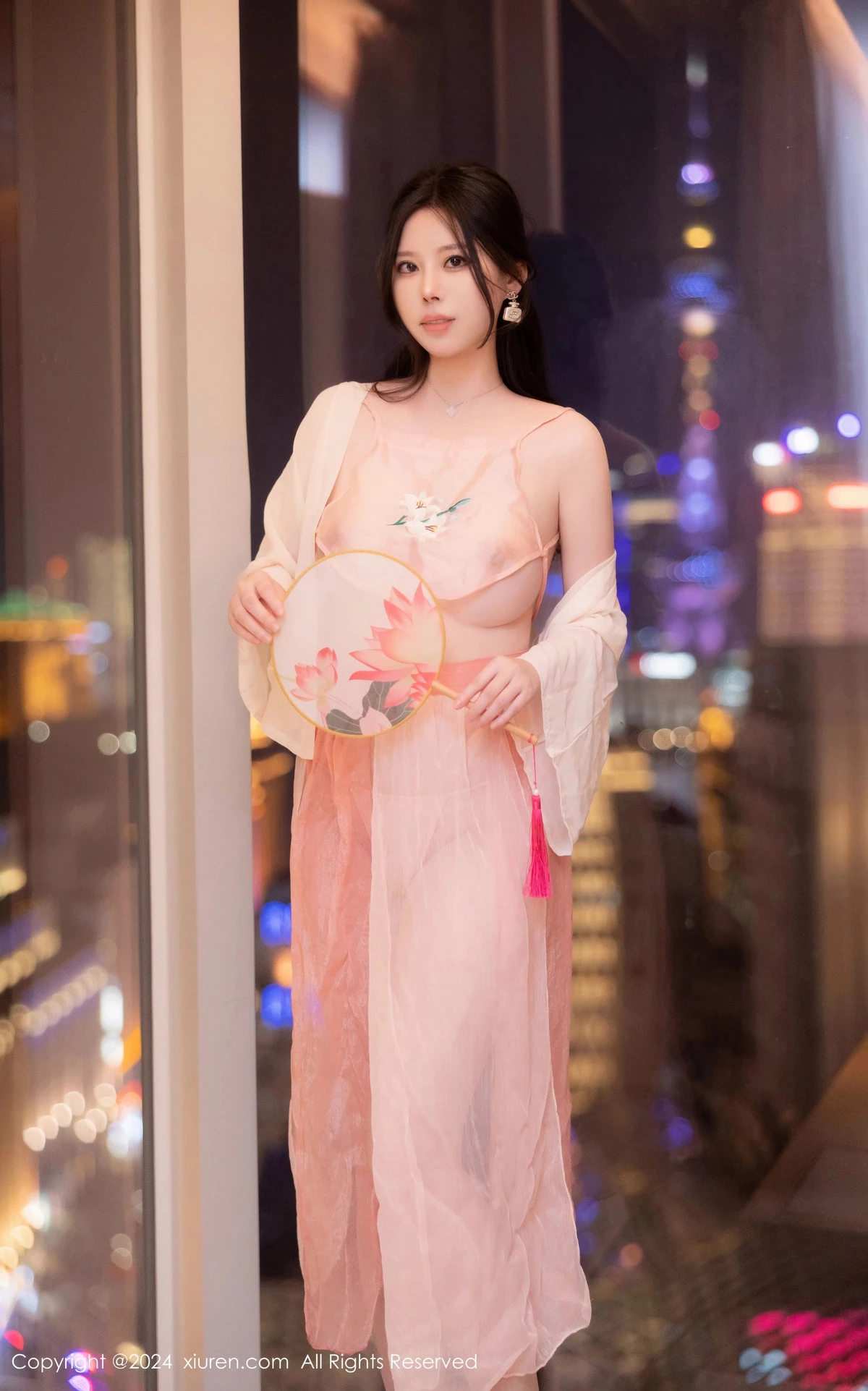 秀人集.com_[XiuRen秀人网]No.8503_模特白茹雪私房性感粉色薄纱古装服饰秀丰腴身材撩人诱惑写真73P