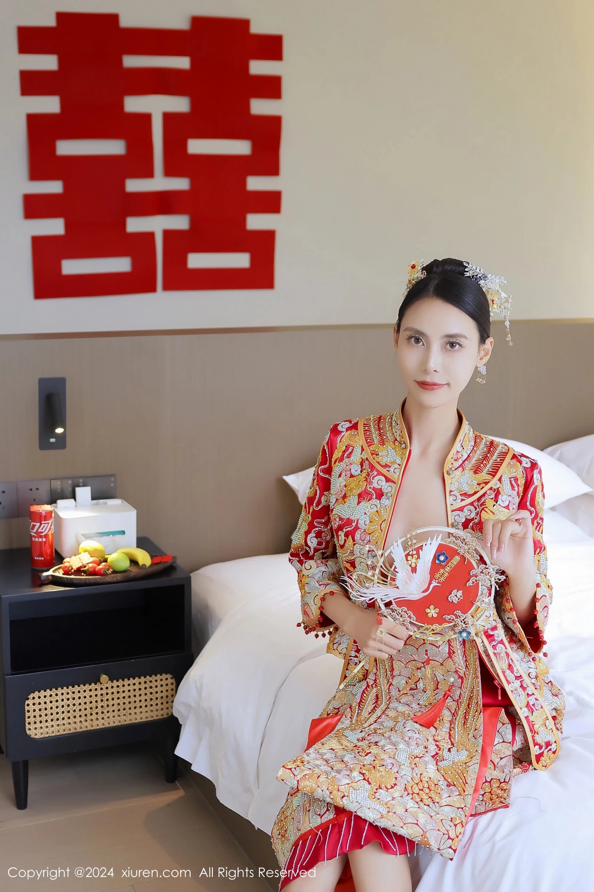 秀人集.com_[XiuRen秀人网]No.8534_模特Lingyu69新娘主题性感红色中式新娘服饰秀惹火身段诱惑写真77P