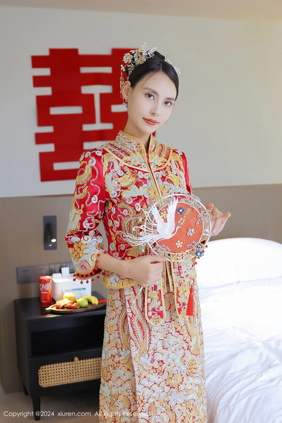 秀人集.com_[XiuRen秀人网]No.8534_模特Lingyu69新娘主题性感红色中式新娘服饰秀惹火身段诱惑写真77P