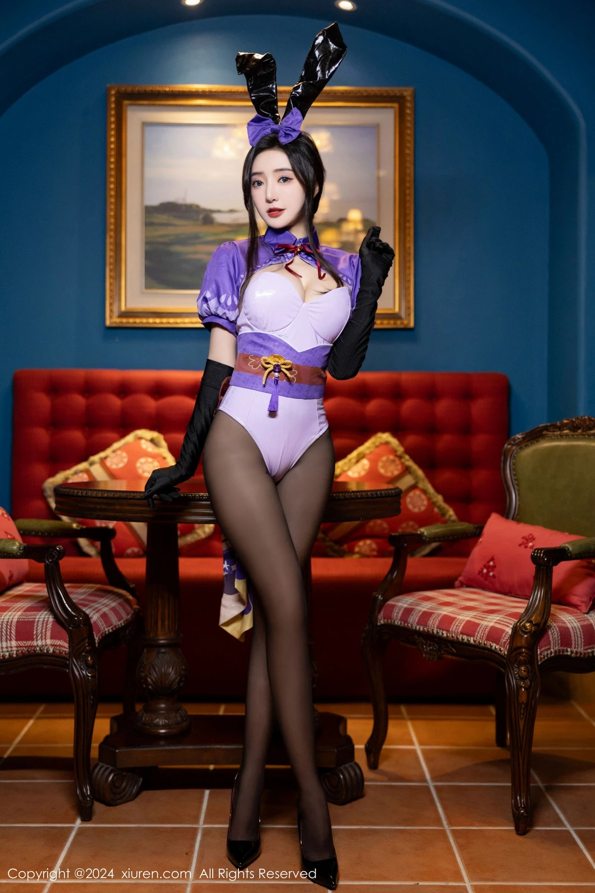 秀人集.com_[XiuRen秀人网]No.8562_女神王馨瑶yanni性感紫色内衣配超薄黑丝秀完美身材迷人诱惑写真81P