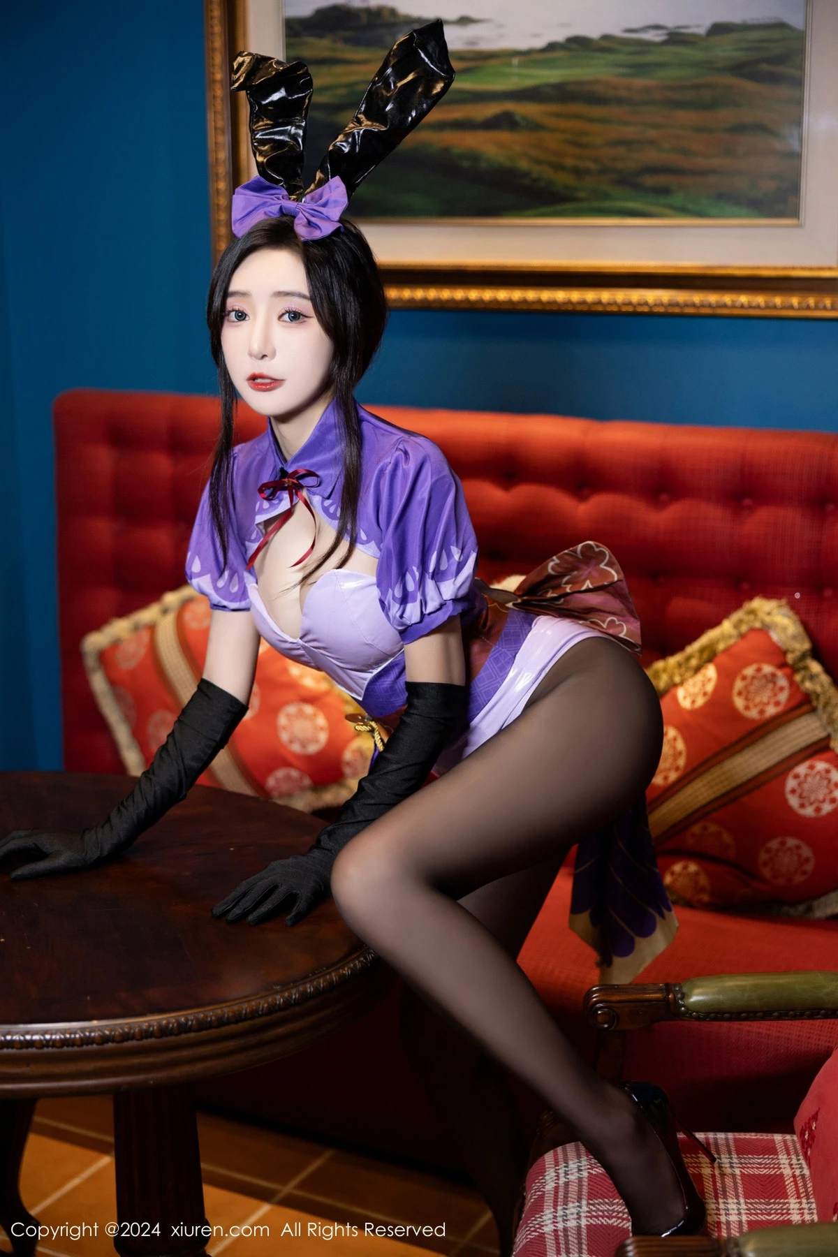 秀人集.com_[XiuRen秀人网]No.8562_女神王馨瑶yanni性感紫色内衣配超薄黑丝秀完美身材迷人诱惑写真81P