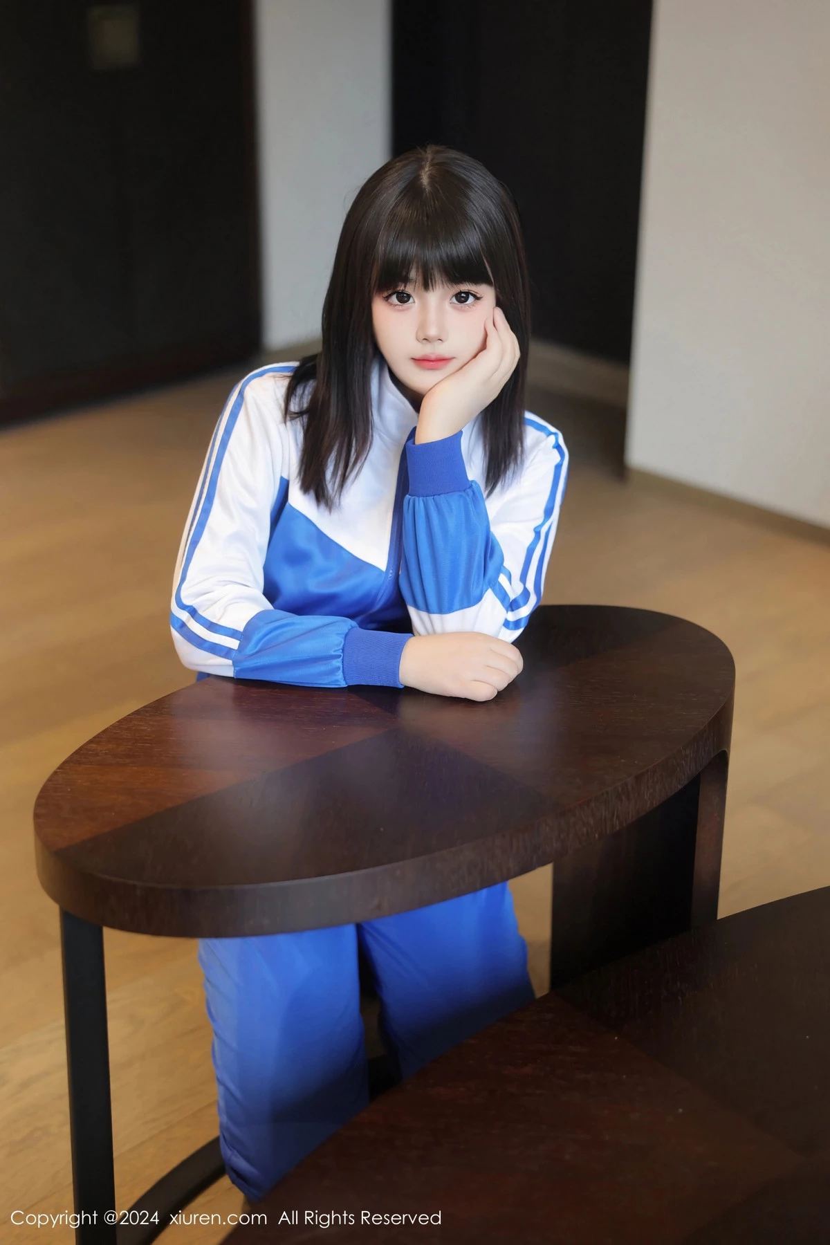 秀人集.com_[XiuRen秀人网]No.8648_模特徐若兮性感学生装露黑色蕾丝情趣内衣秀曼妙身姿诱惑写真78P