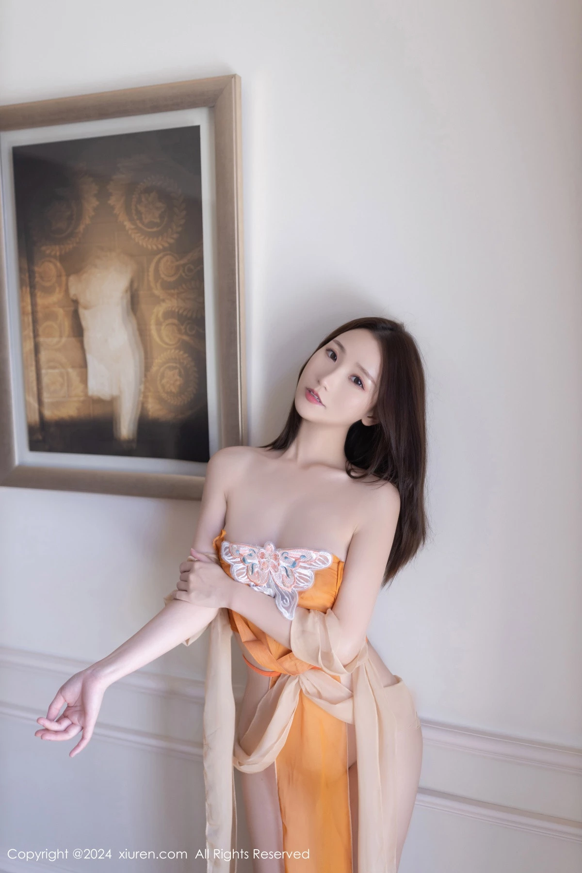 秀人集.com_[XiuRen秀人网]No.8758_模特杏子Yada私房性感黄色敦煌薄纱服饰秀惹火身材完美诱惑写真83P