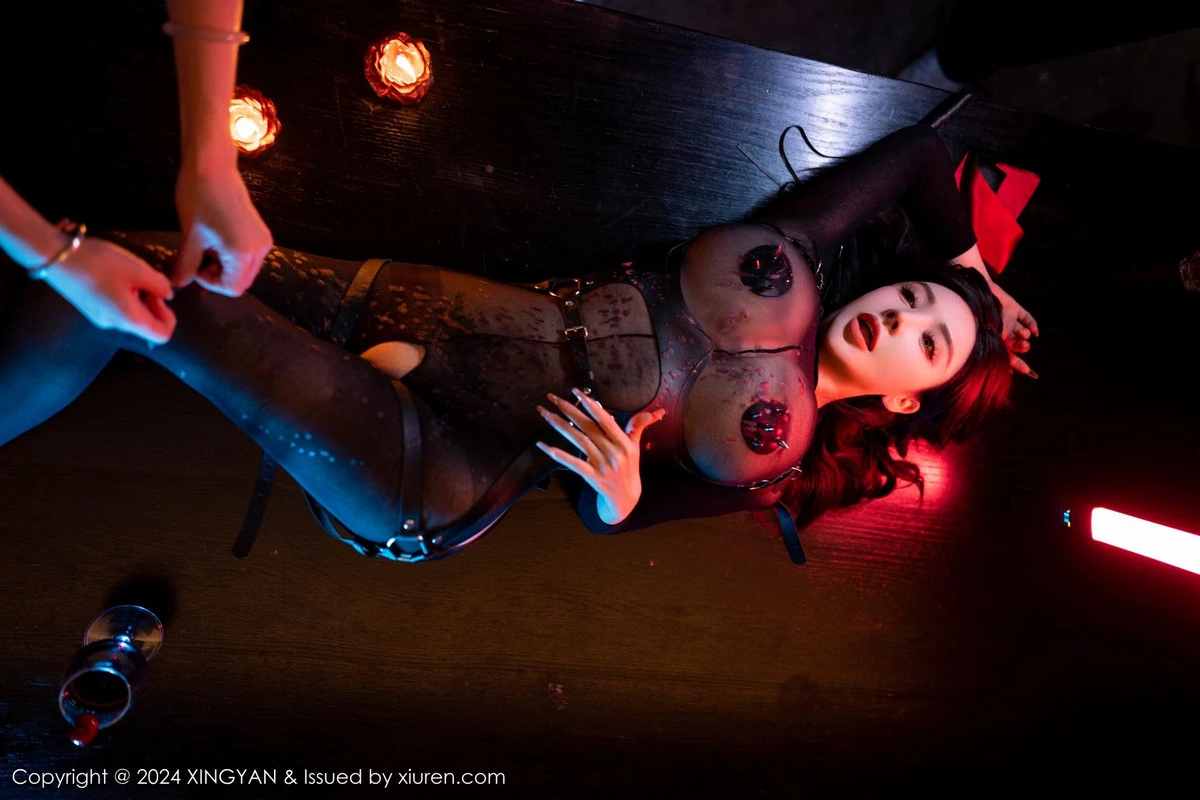 秀人集.com_[XINGYAN星颜社]VOL.248_模特潘思沁性感黑色轻透网纱连体衣秀巨乳肥臀惹火诱惑写真81P