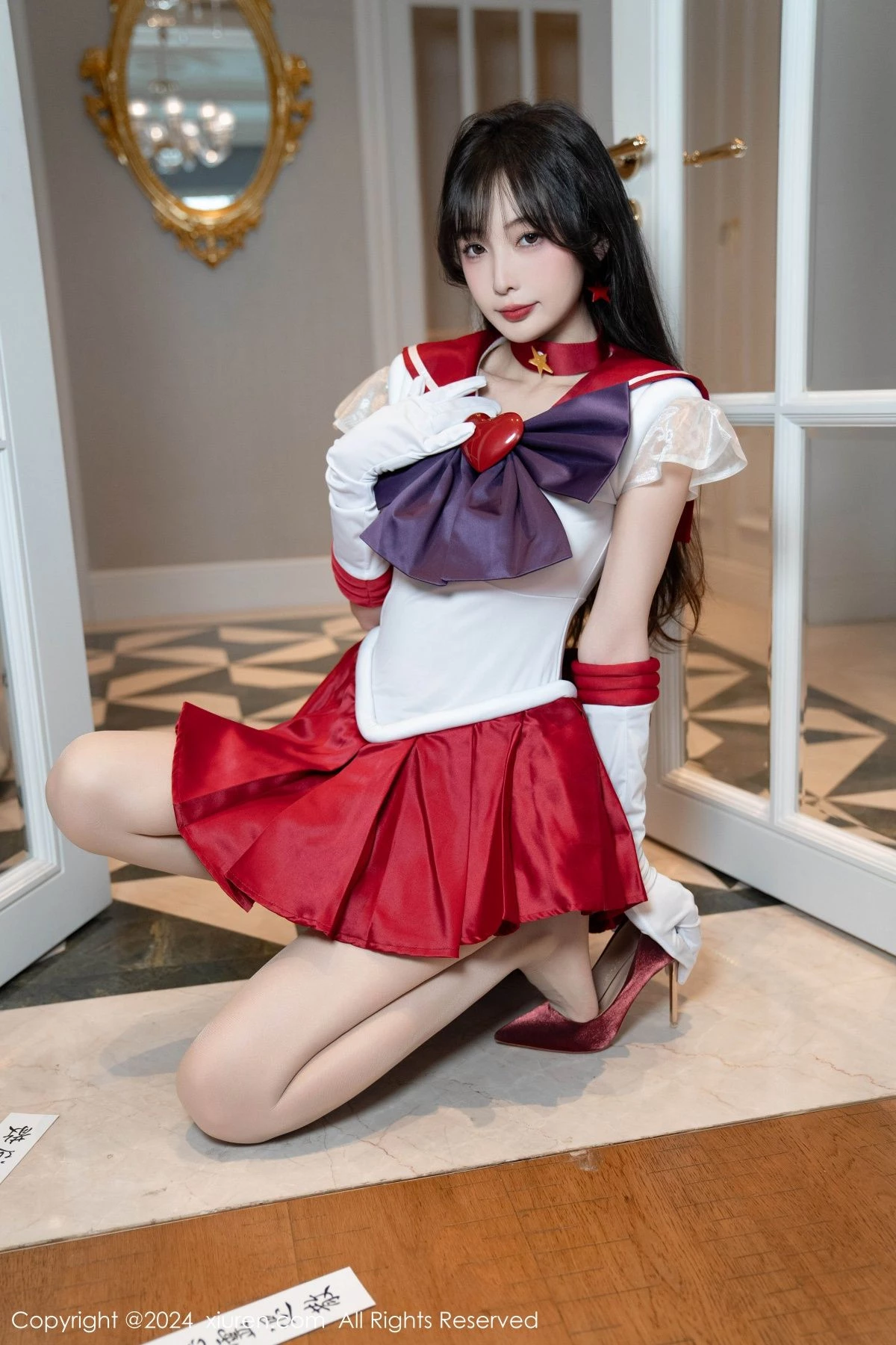 秀人集.com_[XiuRen秀人网]No.8800_模特林星阑性感白色上衣配红短裙露超薄肉丝秀曼妙身姿诱惑写真80P