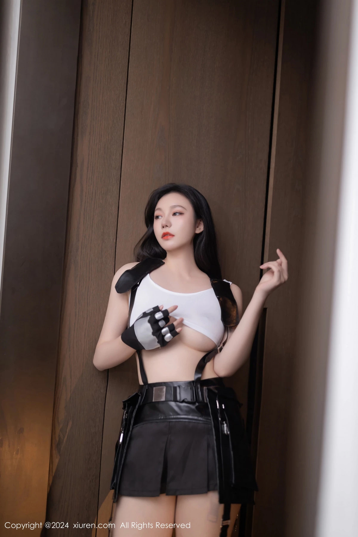 秀人集.com_[XiuRen秀人网]No.8829_模特安然anran性感CosPlay蒂法服饰配黑丝袜秀柔美身姿诱惑写真80P