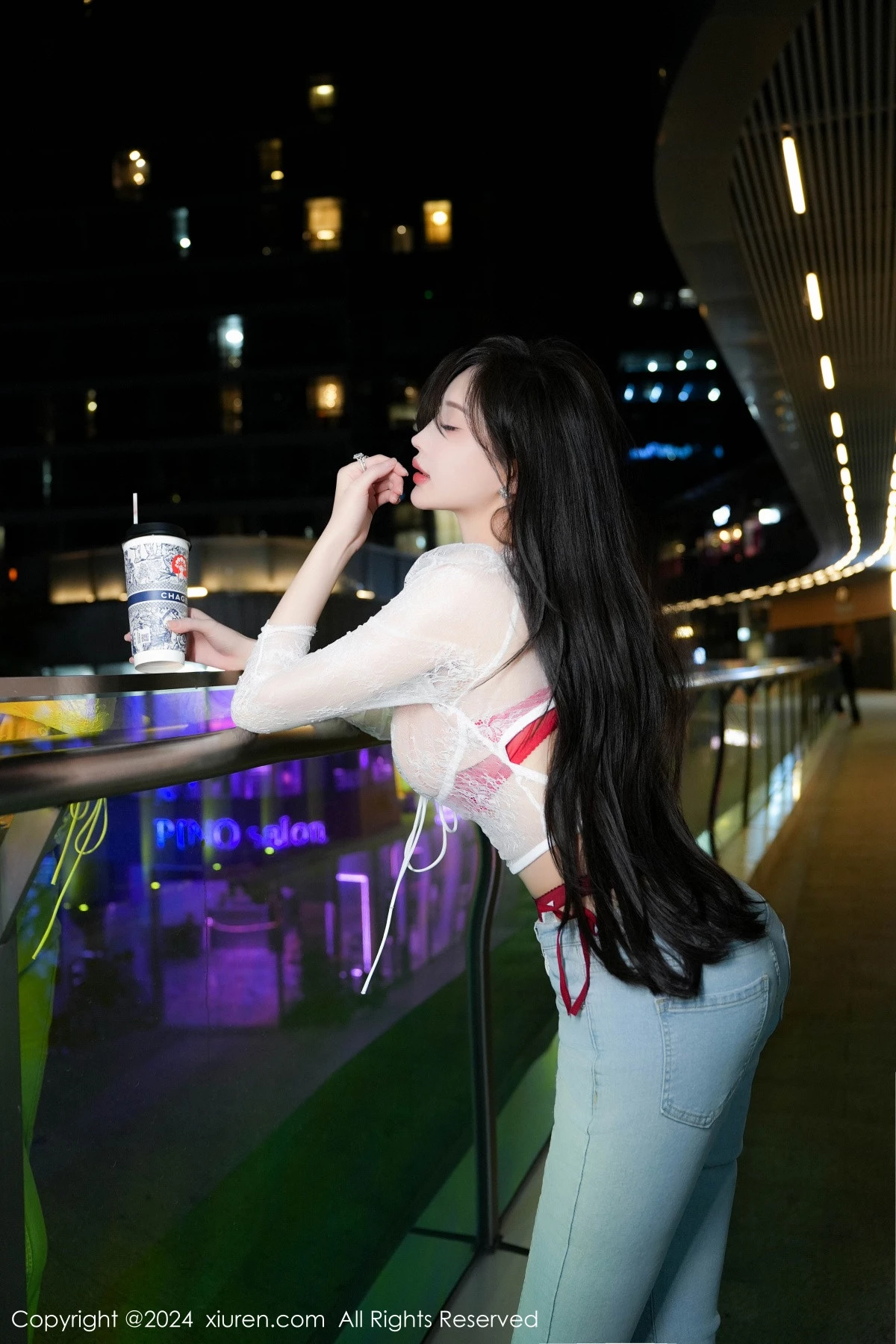 秀人集.com_[XiuRen秀人网]No.8846_女神Carol周妍希X性感红色内衣配黑丝吊袜秀完美身材诱惑写真58P