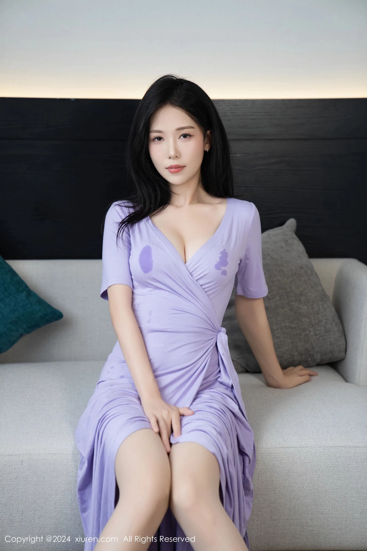 秀人集.com_[XiuRen秀人网]No.9094_模特利世性感紫色连衣裙露灰色内衣配肉丝袜秀曼妙身姿诱惑写真100P