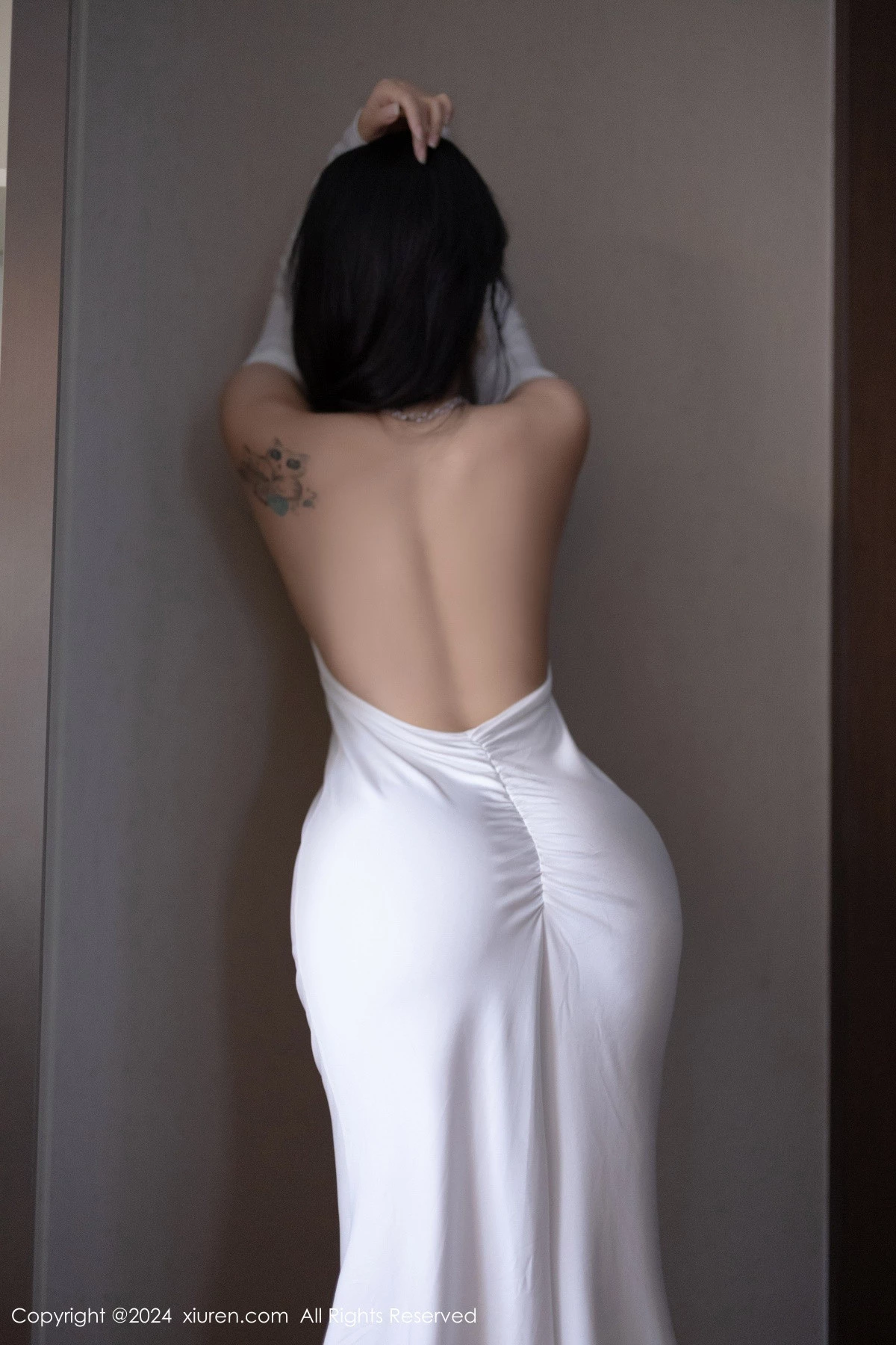 秀人集.com_[XiuRen秀人网]No.9115_模特娜比性感白色连衣裙+黑色蕾丝情趣内衣秀凹凸身材诱惑写真81P