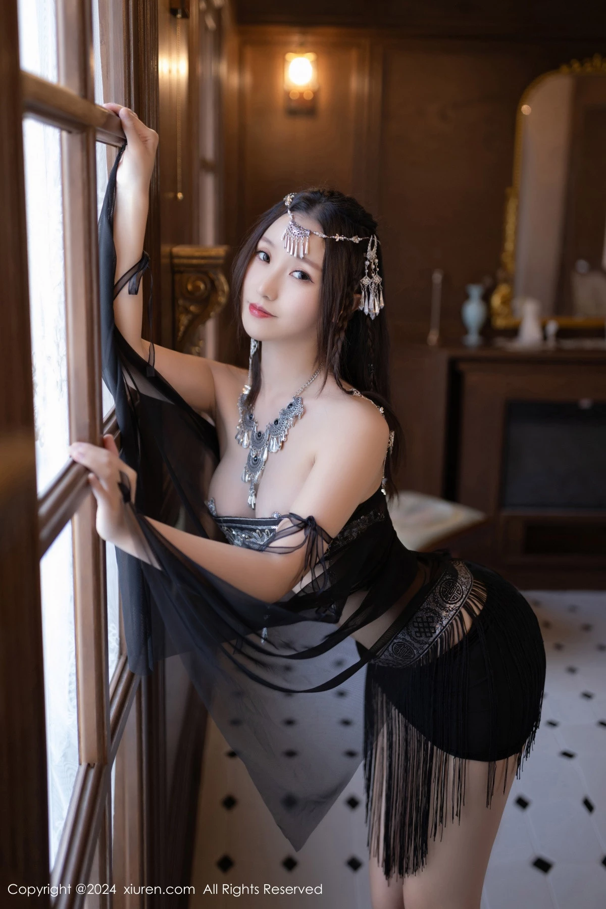 秀人集.com_[XiuRen秀人网]No.9172_模特杏子Yada性感黑色轻透服饰露情趣内衣秀曼妙身姿诱惑写真81P