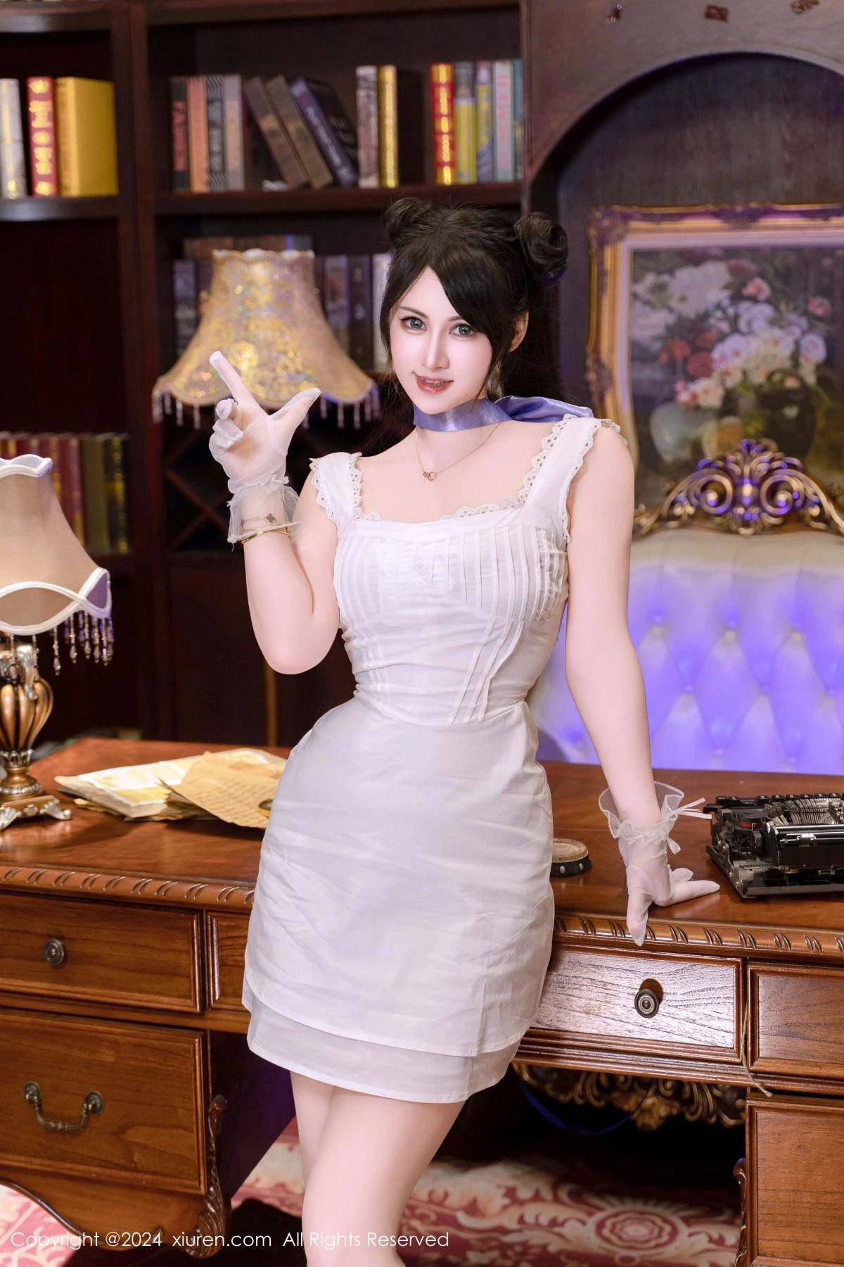 秀人集.com_[XiuRen秀人网]No.9214_模特诗诗kiki私房性感白色蕾丝裙配超薄肉丝秀完美身材诱惑写真116P