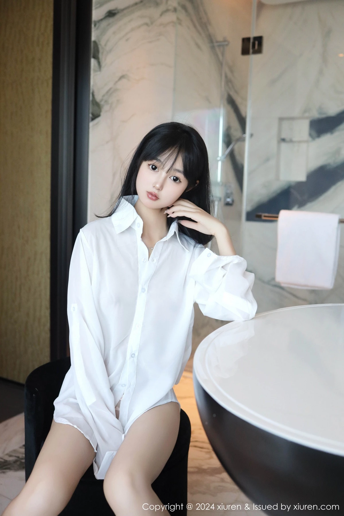 秀人集.com_[XiuRen秀人网]No.9251_新人模特林好好私房浴室性感白色衬衣半脱秀曼妙身姿诱惑写真67P