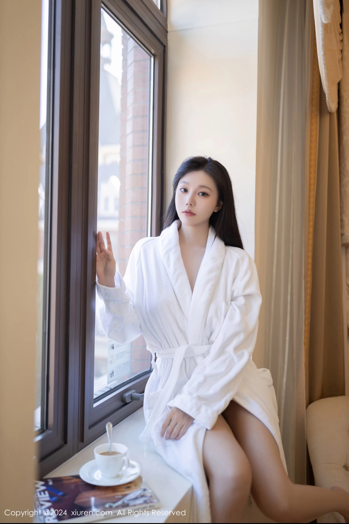 秀人集.com_[XiuRen秀人网]No.9281_模特安然anran性感白色浴袍配白色浴巾秀柔美身段撩人诱惑写真80P