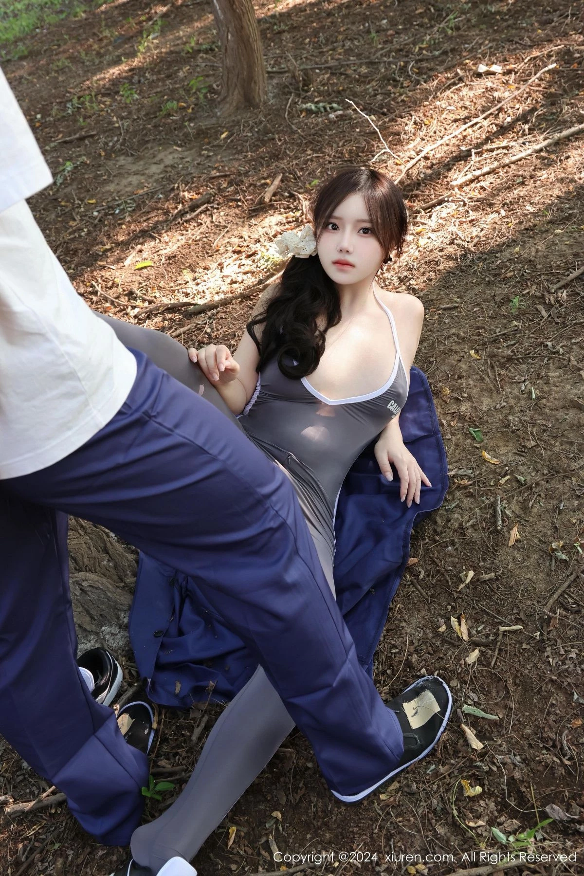 秀人集.com_[XiuRen秀人网]No.9311_模特小薯条nienie晨跑主题性感灰色运动服饰秀完美身材诱惑写真92P