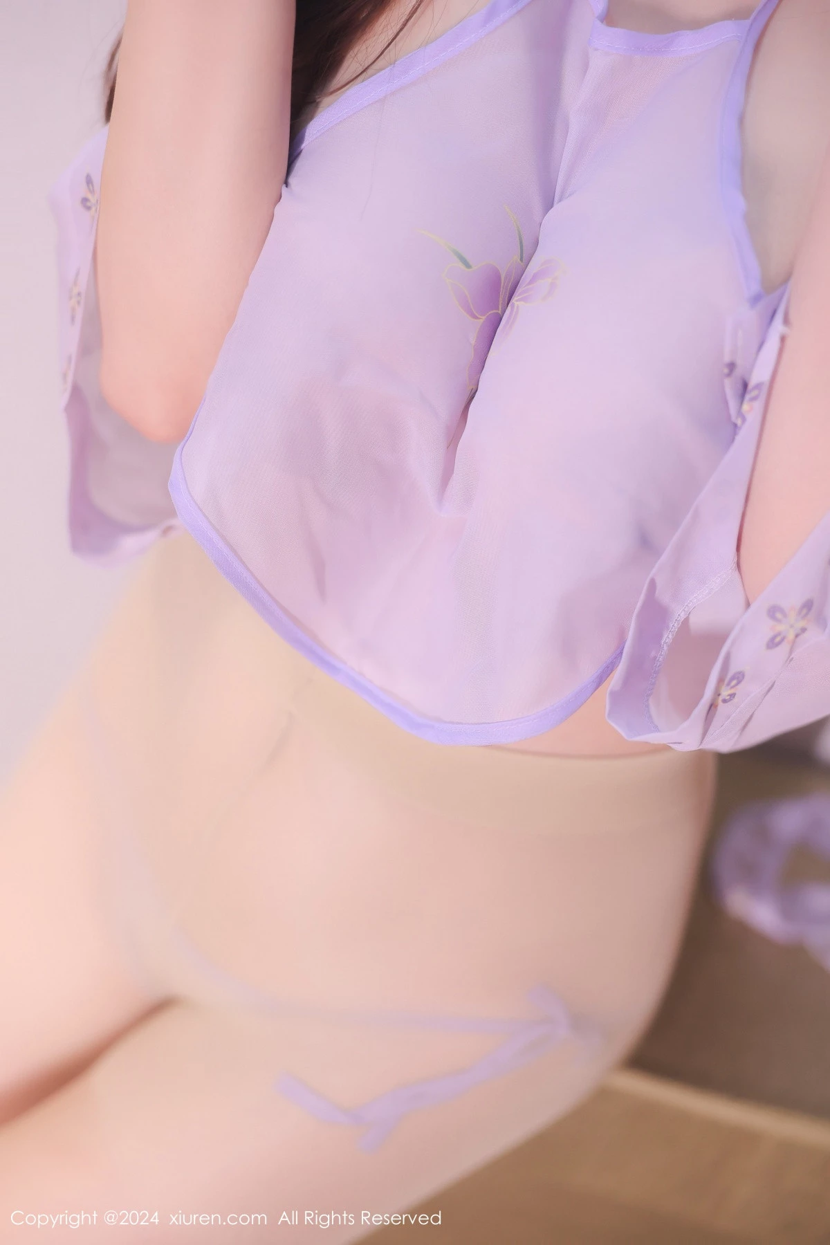 秀人集.com_[XiuRen秀人网]No.9178_模特小肉肉咪性感紫色古装服饰配超薄肉丝秀凹凸身材诱惑写真79P