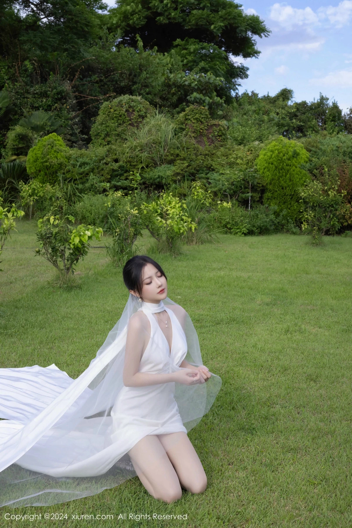 秀人集.com_[XiuRen秀人网]No.9387_模特鱼子酱Fish婚礼主题性感白色婚纱配白丝袜秀曼妙身姿诱惑写真81P