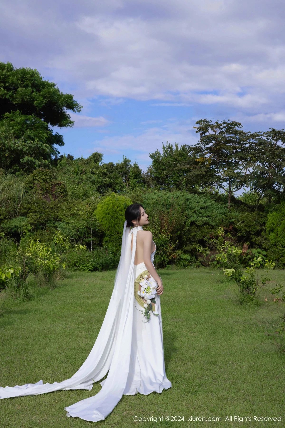 秀人集.com_[XiuRen秀人网]No.9387_模特鱼子酱Fish婚礼主题性感白色婚纱配白丝袜秀曼妙身姿诱惑写真81P