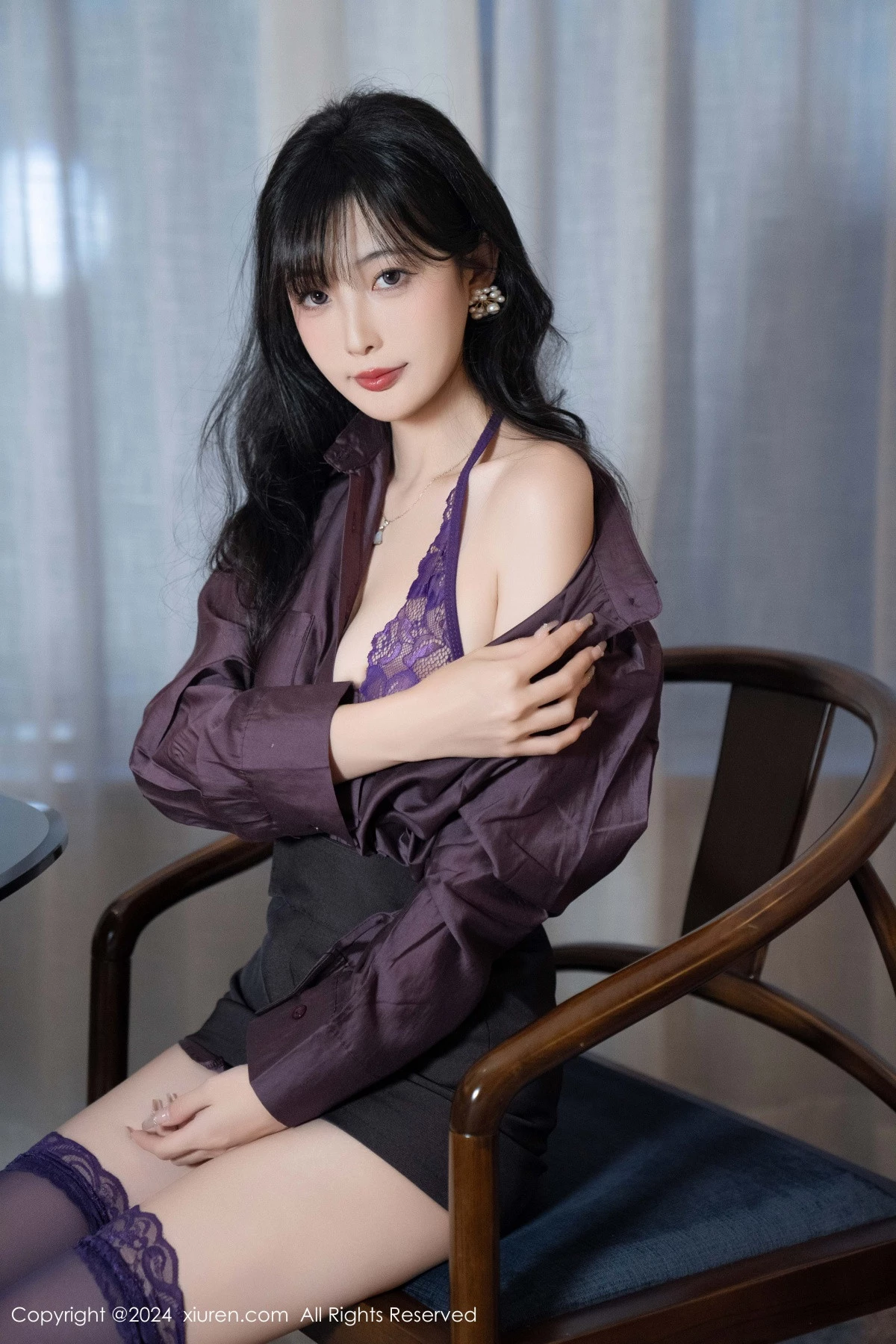 秀人集.com_[XiuRen秀人网]No.9428_模特林星阑性感紫色情趣连体内衣配紫色丝袜秀曼妙身姿诱惑写真81P