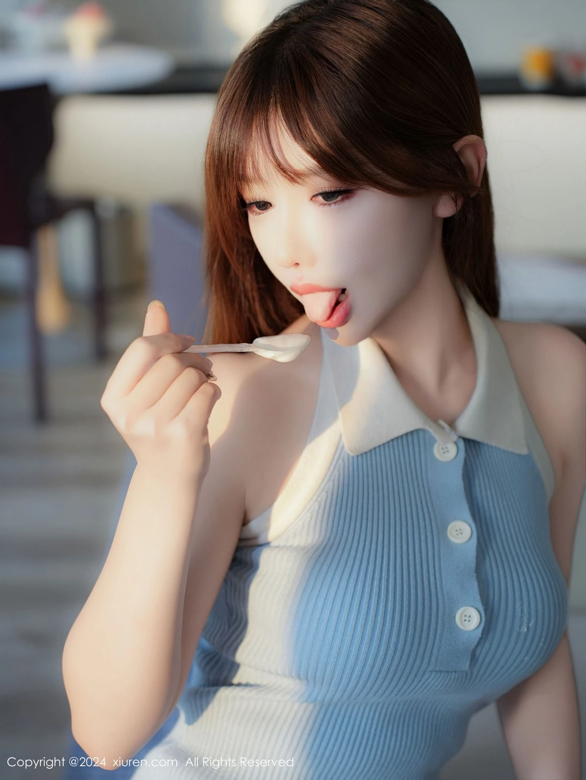 秀人集.com_[XiuRen秀人网]No.9458_新人模特李金金蓝色连衣短裙露白色内衣配白丝吊袜秀美腿诱惑写真98P