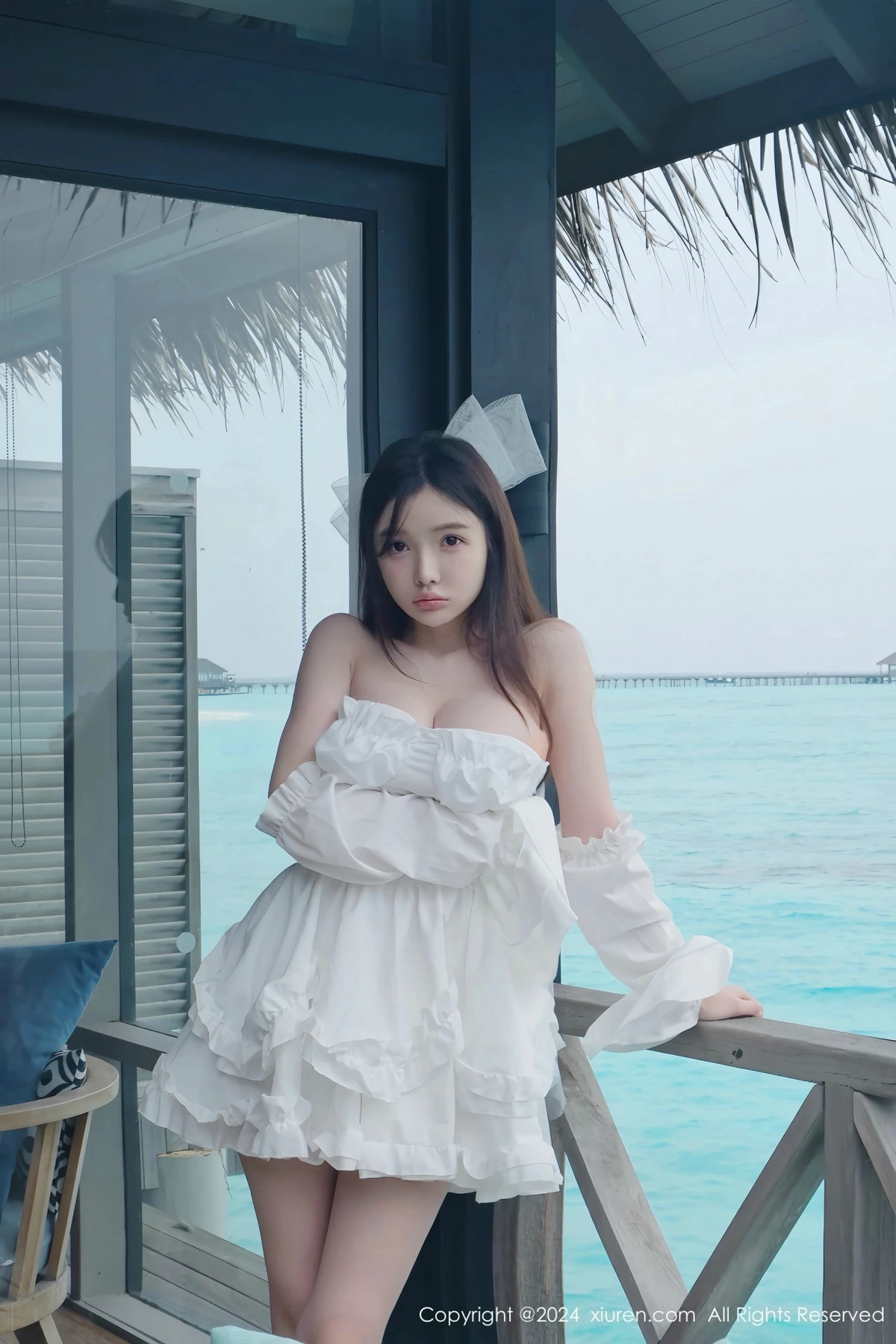 秀人集.com_[XiuRen秀人网]No.9535_模特糯美子MINIbabe性感白色婚纱配情趣内衣秀惹火身材诱惑写真59P