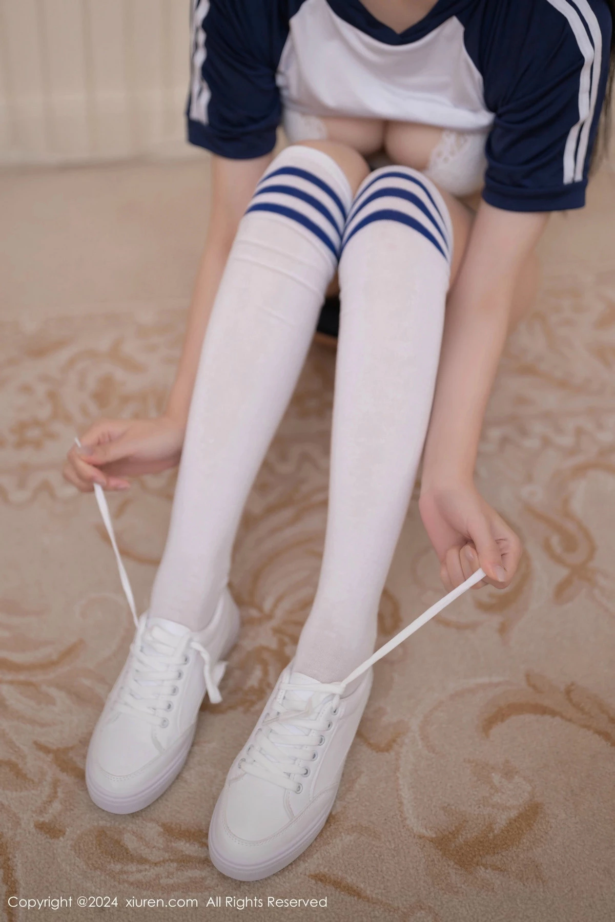 秀人集.com_[XiuRen秀人网]No.9506_模特安然anran性感运动服露白色内衣配白丝袜秀柔美身姿诱惑写真80P