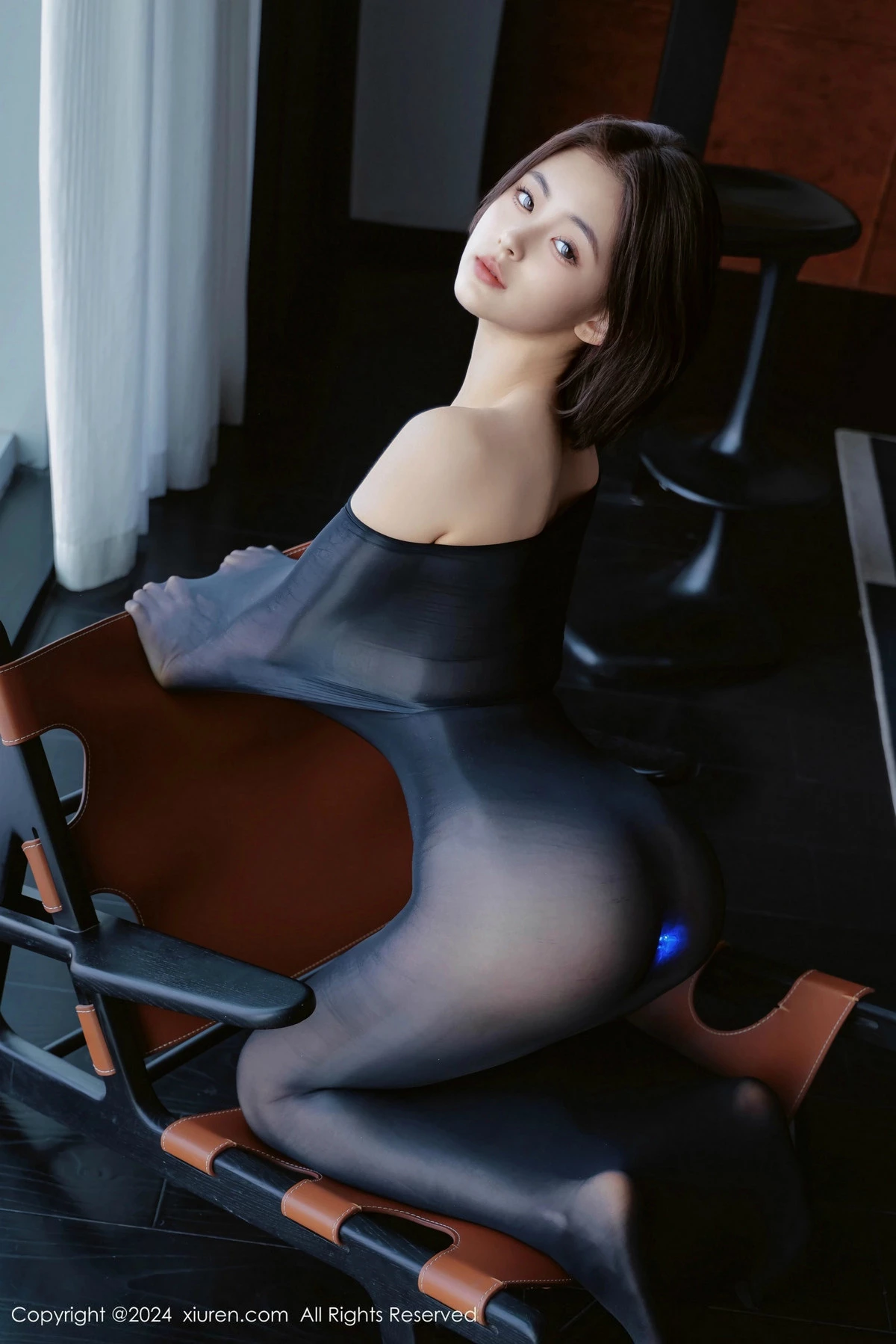 秀人集.com_[XiuRen秀人网]No.9684_新人模特小橘子orange私房性感黑色连衣丝袜秀曼妙身姿诱惑写真69P