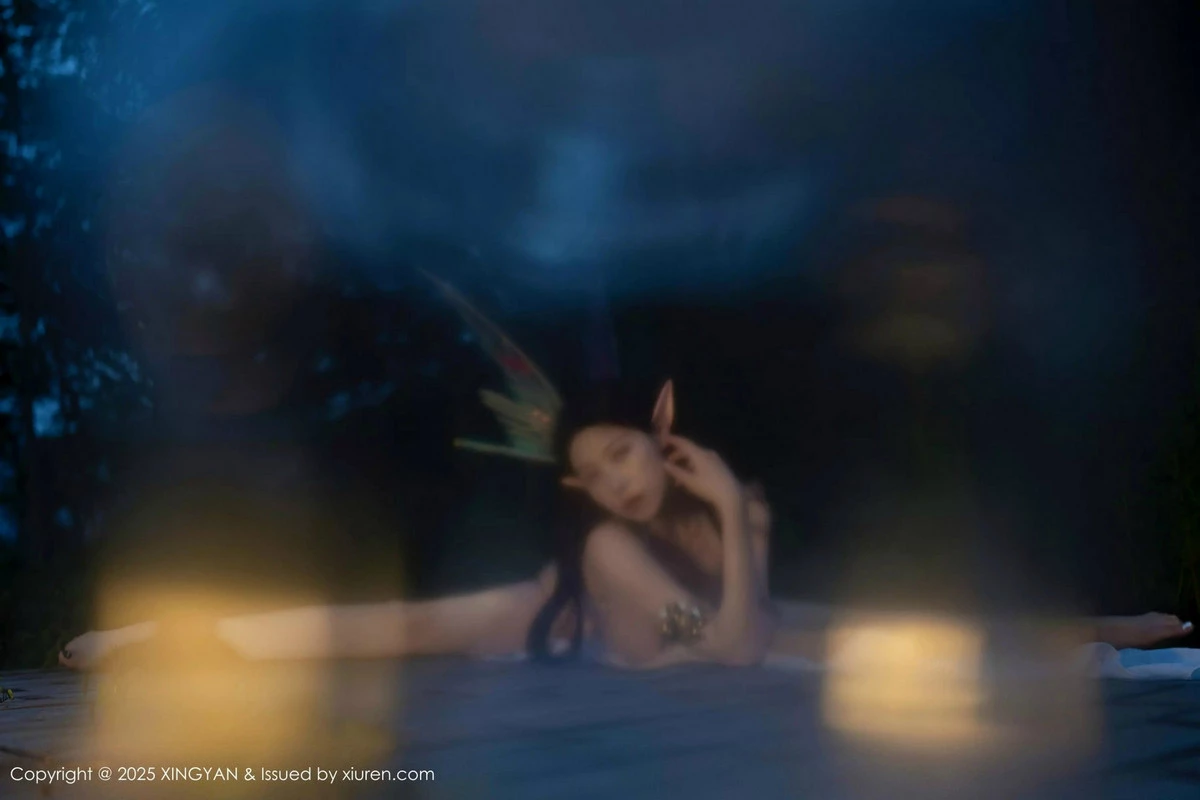 秀人集.com_[XINGYAN星颜社]VOL.314_模特清妙精灵装扮性感白色连衣长裙秀翘臀美腿惹火诱惑写真60P