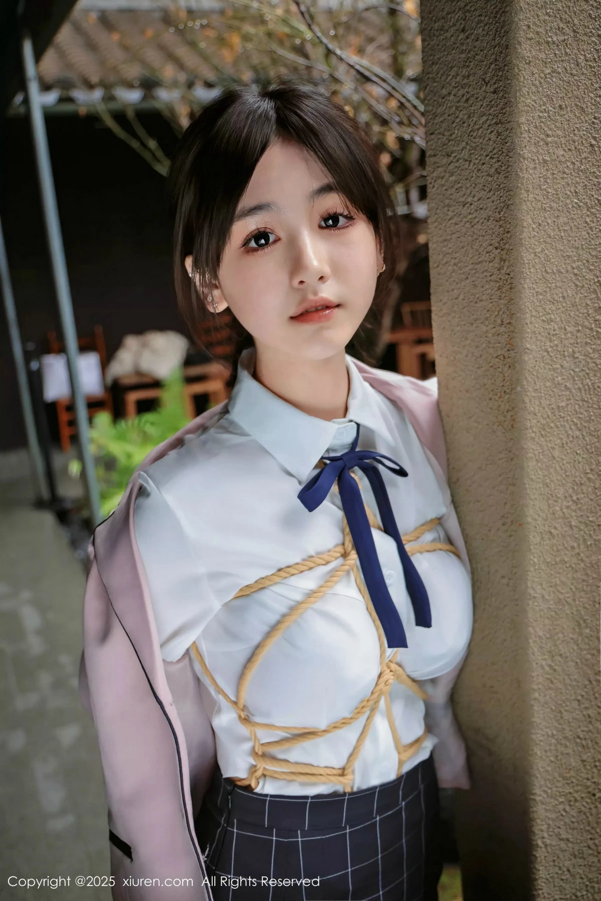 秀人集.com_[XiuRen秀人网]No.9949_模特奶芙乔乔捆绑主题性感JK制服配超薄黑丝秀凹凸身材诱惑写真72P