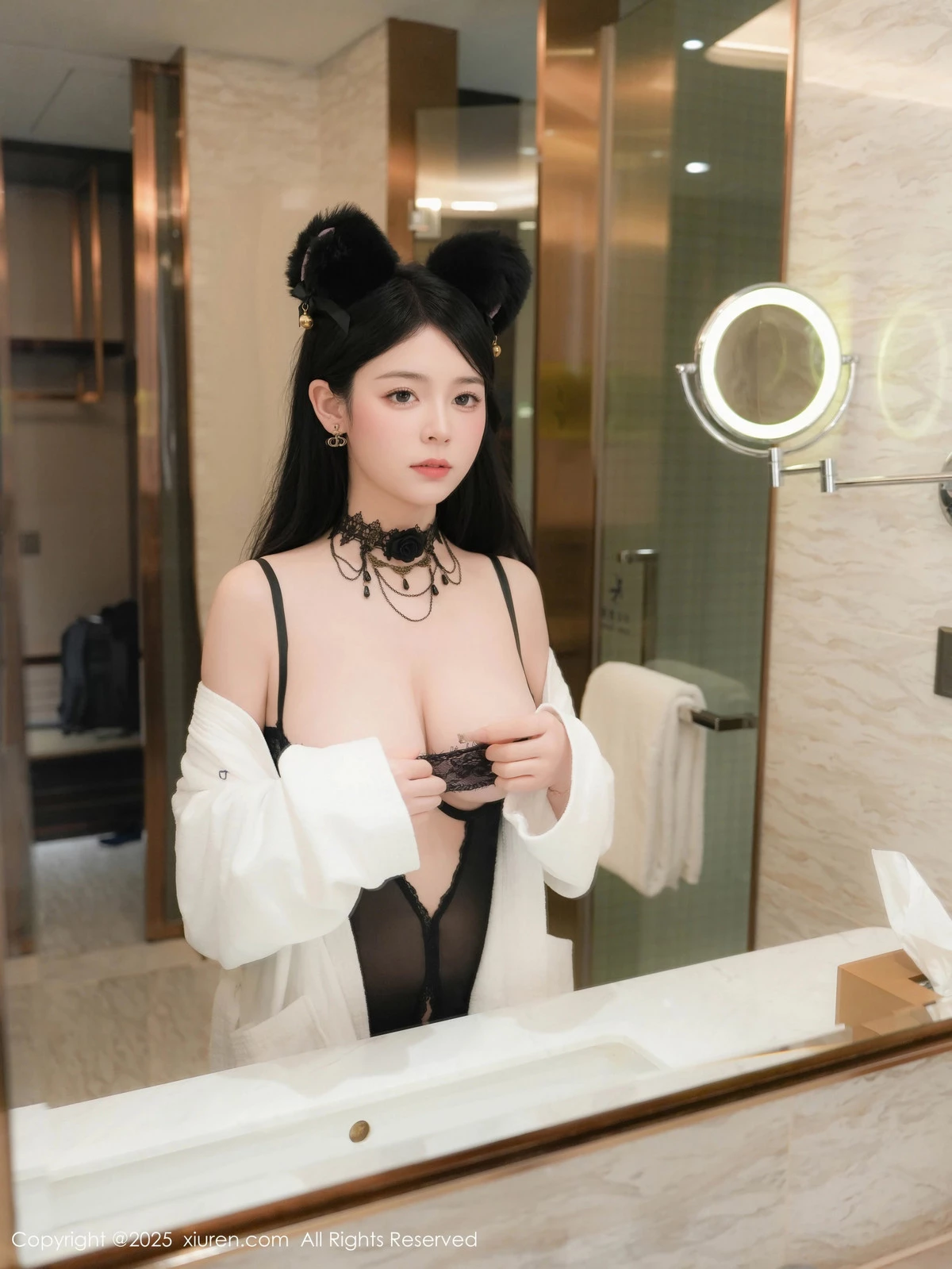 秀人集.com_[XiuRen秀人网]No.9961_新人模特优酱性感黑色情趣内衣配超薄黑丝秀凹凸身材诱惑写真77P