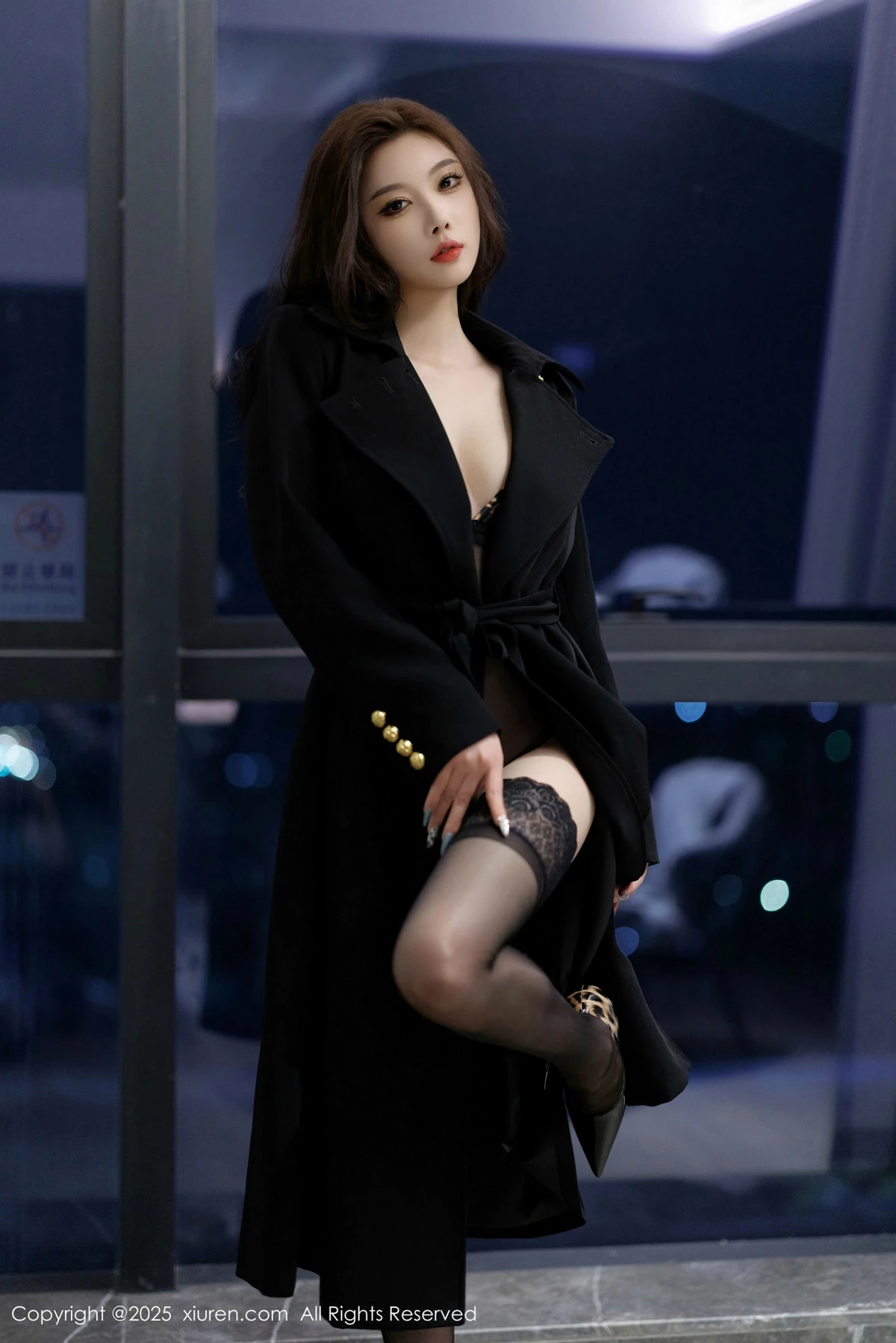 秀人集.com_[XiuRen秀人网]No.9984_女神杨晨晨Yome性感黑色情趣内衣配黑丝袜秀丰腴身材诱惑写真90P