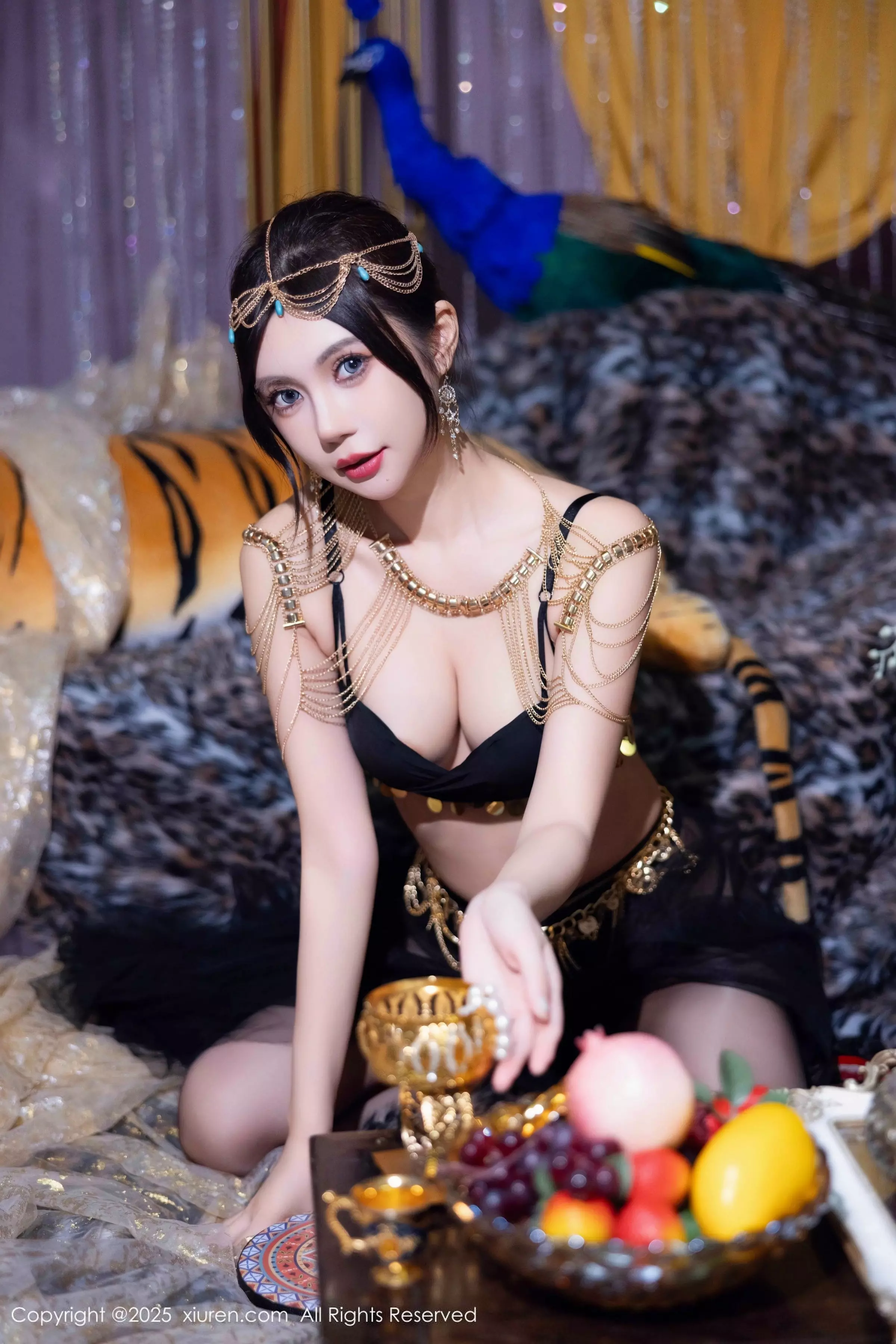 秀人集.com_[XiuRen秀人网]No.10018_女神绮里嘉ula性感黑色轻透长裙露黑色内衣秀曼妙身姿诱惑写真79P