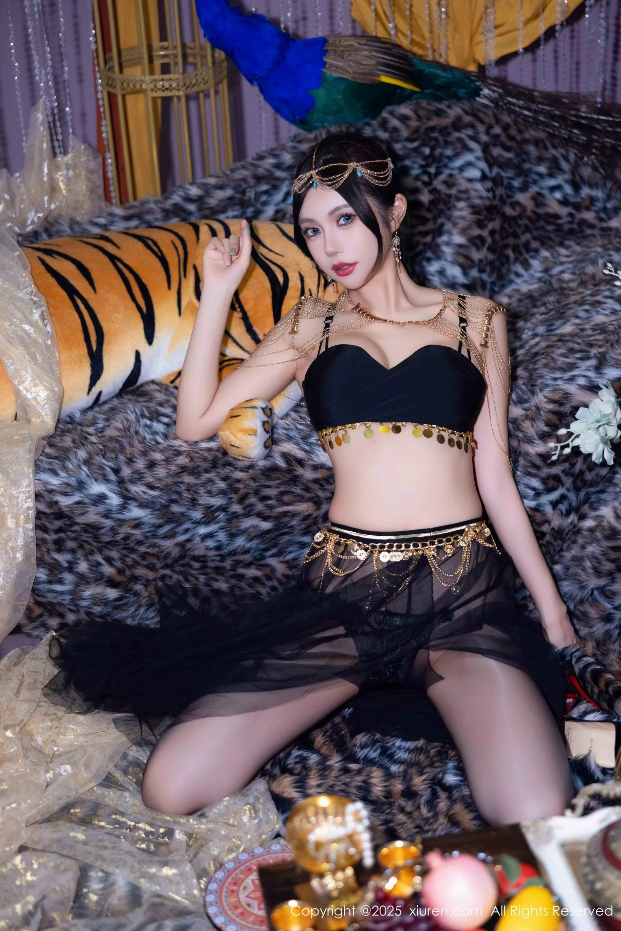 秀人集.com_[XiuRen秀人网]No.10018_女神绮里嘉ula性感黑色轻透长裙露黑色内衣秀曼妙身姿诱惑写真79P