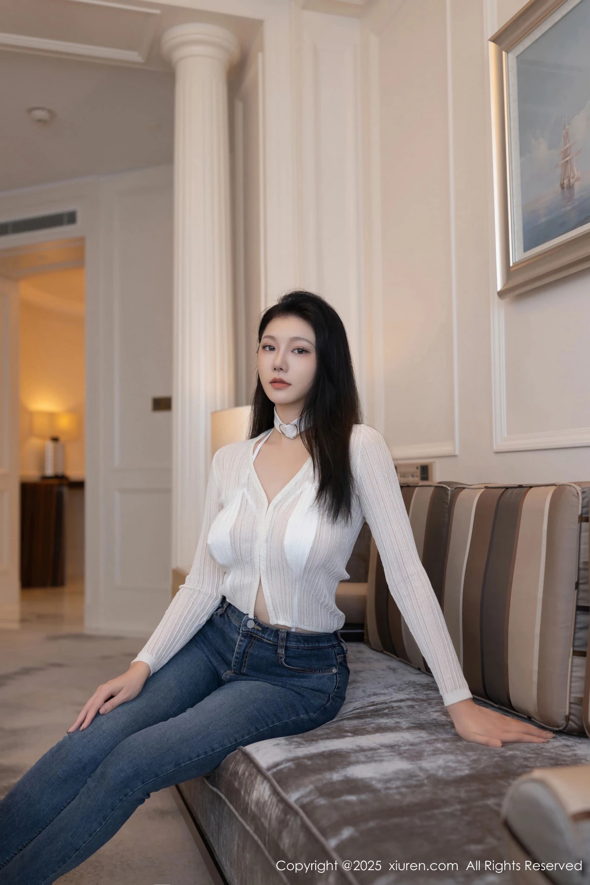 秀人集.com_[XiuRen秀人网]No.9900_模特安然anran性感白色情趣内衣配白丝袜秀曼妙身姿撩人诱惑写真83P