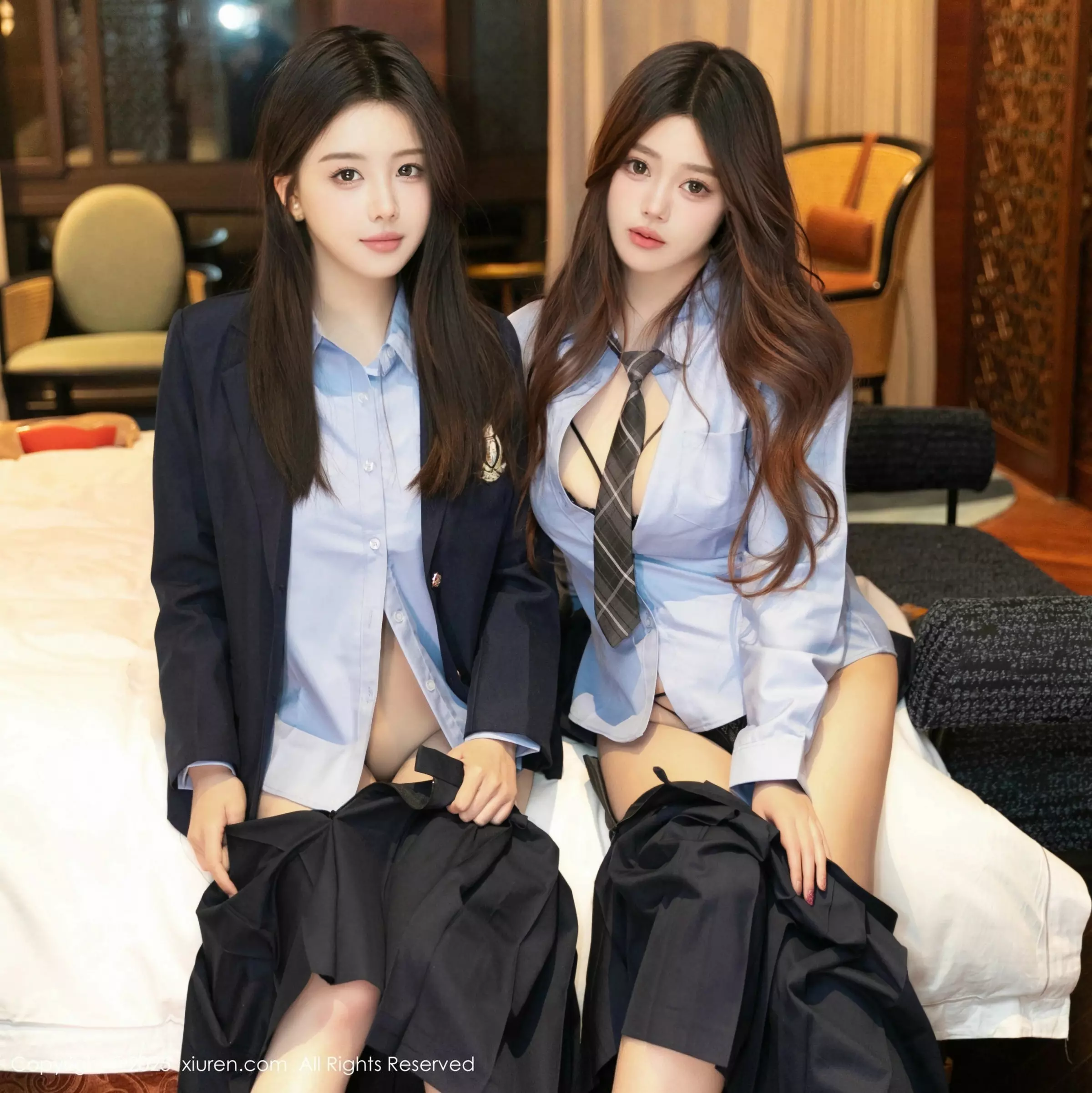 秀人集.com_[XiuRen秀人网]No.10034_模特合集蛋蛋宝浴室场景性感姐妹花白色浴袍秀惹火身材诱惑写真77P