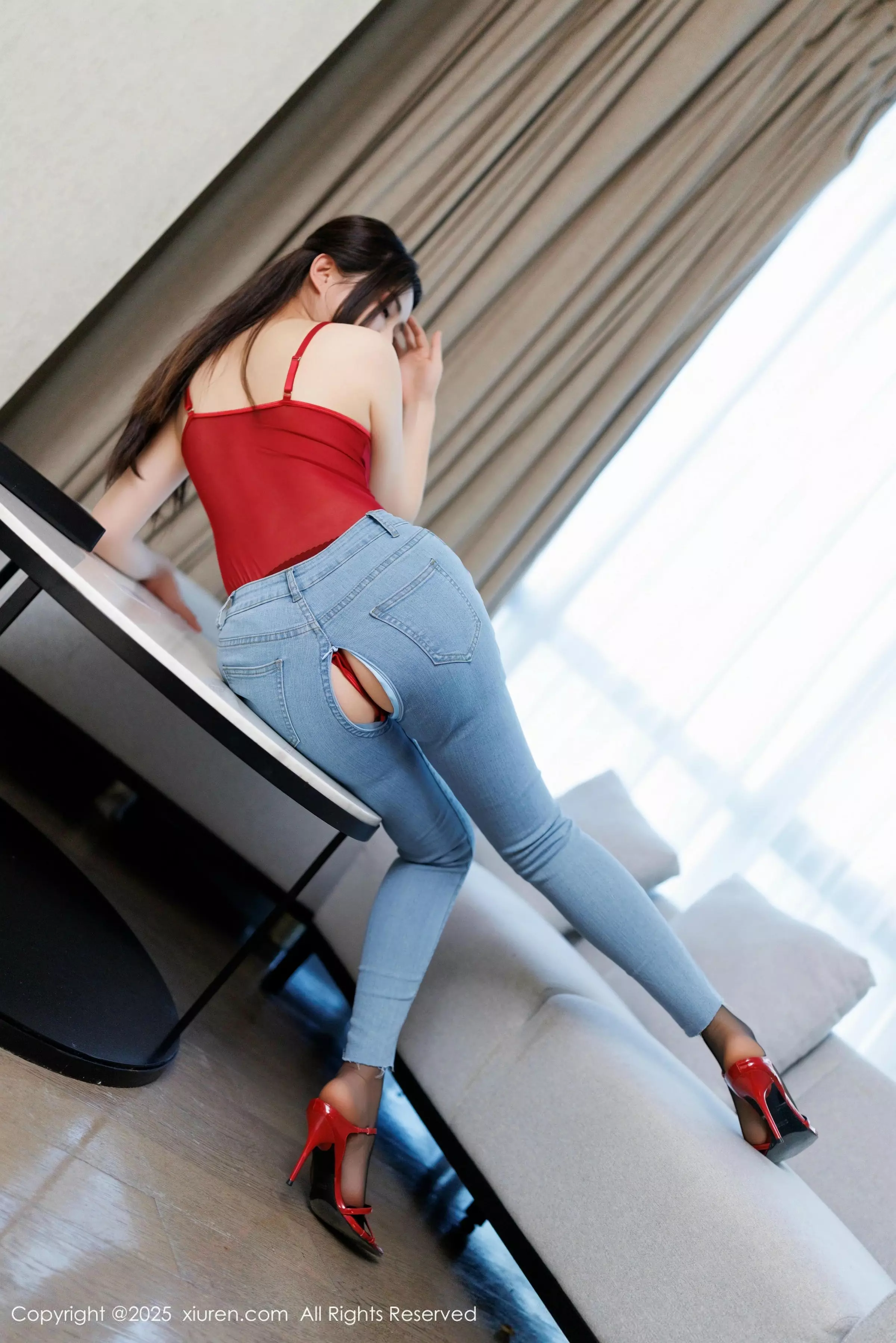 秀人集.com_[XiuRen秀人网]No.10090_模特凯竹Quinn红色连体内衣+粉色情趣内衣秀丰腴身材诱惑写真82P