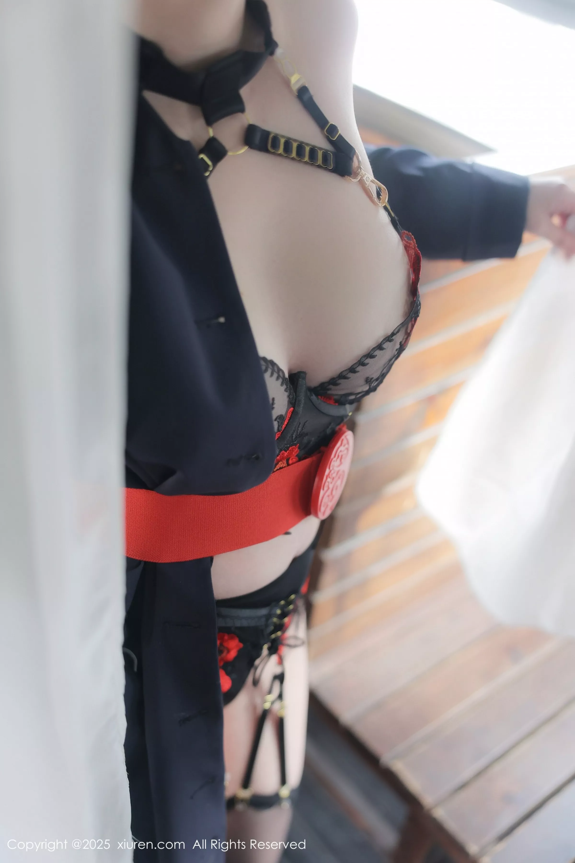 秀人集.com_[XiuRen秀人网]No.10155_模特白茹雪abby性感黑色情趣内衣配黑丝吊袜秀丰腴身材诱惑写真78P