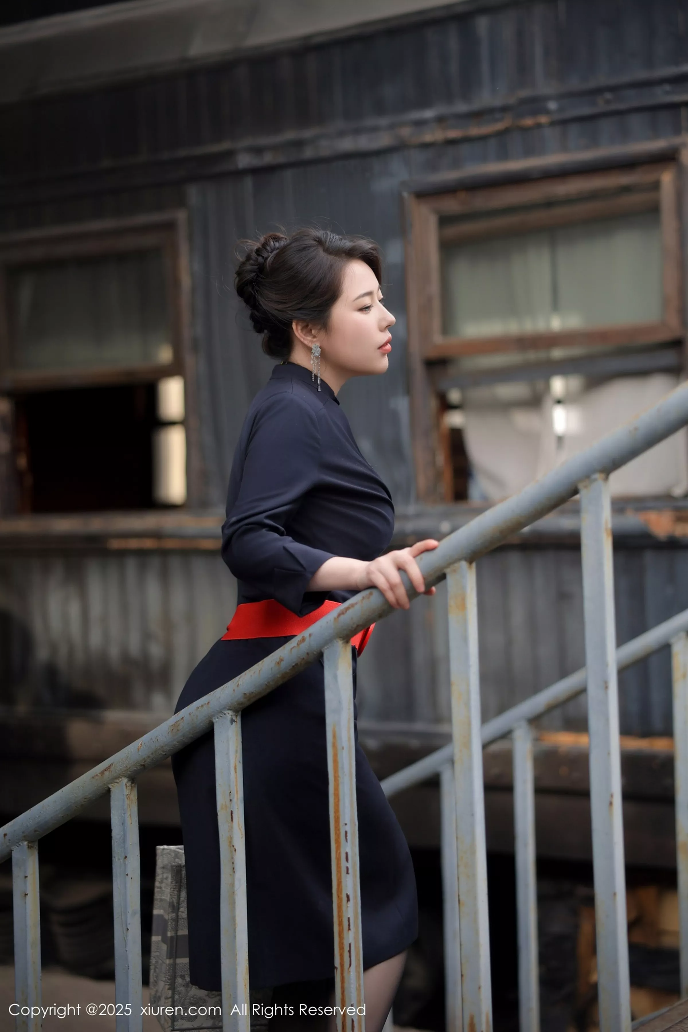 秀人集.com_[XiuRen秀人网]No.10155_模特白茹雪abby性感黑色情趣内衣配黑丝吊袜秀丰腴身材诱惑写真78P