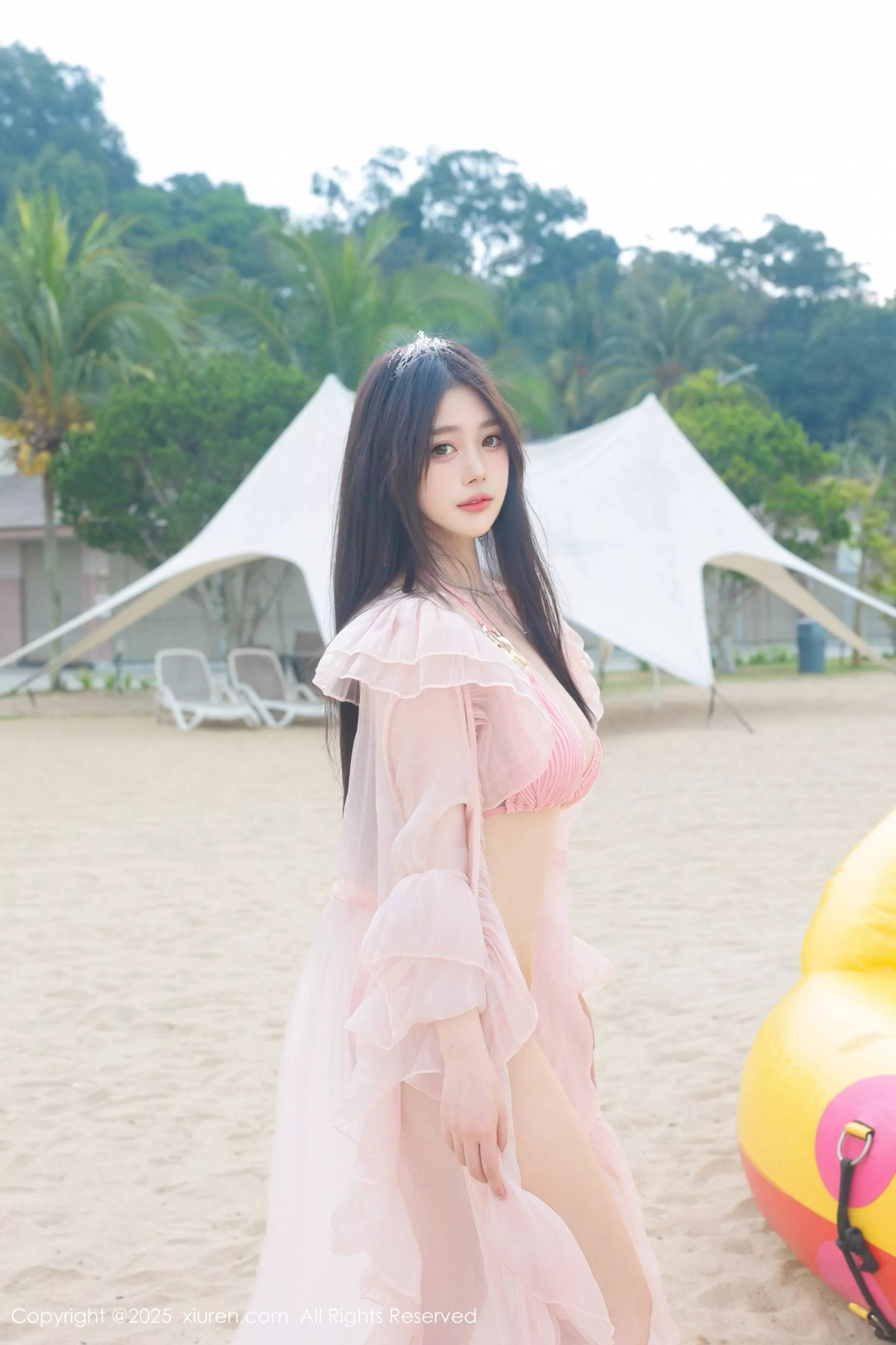 秀人集.com_[XiuRen秀人网]No.10160_模特蛋蛋宝性感粉色薄纱服饰露粉色比基尼秀丰腴身材诱惑写真66P