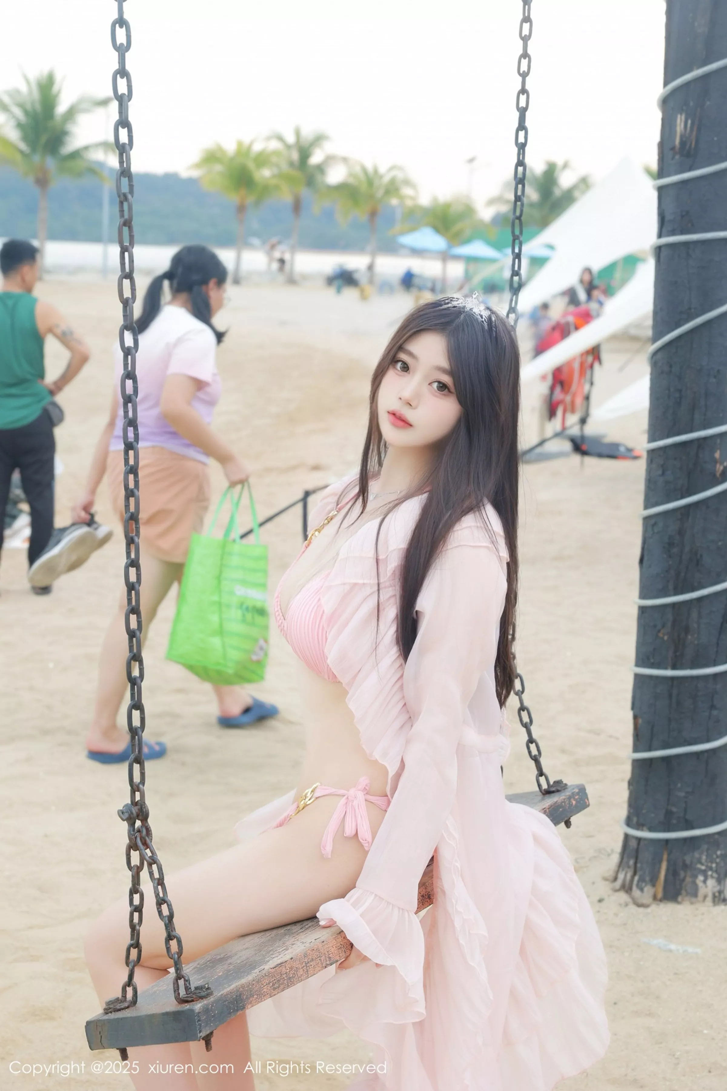 秀人集.com_[XiuRen秀人网]No.10160_模特蛋蛋宝性感粉色薄纱服饰露粉色比基尼秀丰腴身材诱惑写真66P