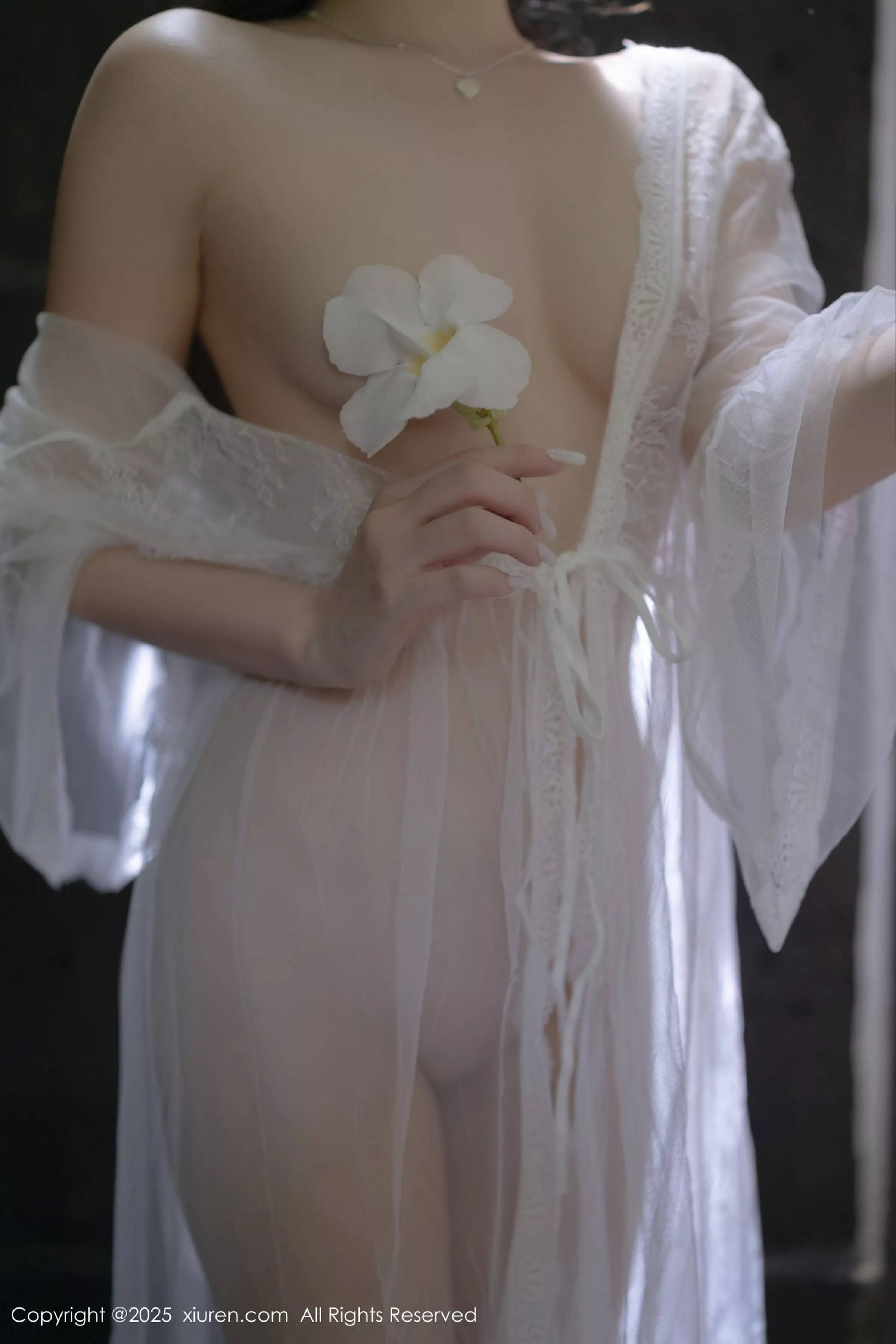 秀人集.com_[XiuRen秀人网]No.10173_模特鱼子酱Fish性感白色轻透连衣裙透视秀惹火身材撩人诱惑写真80P