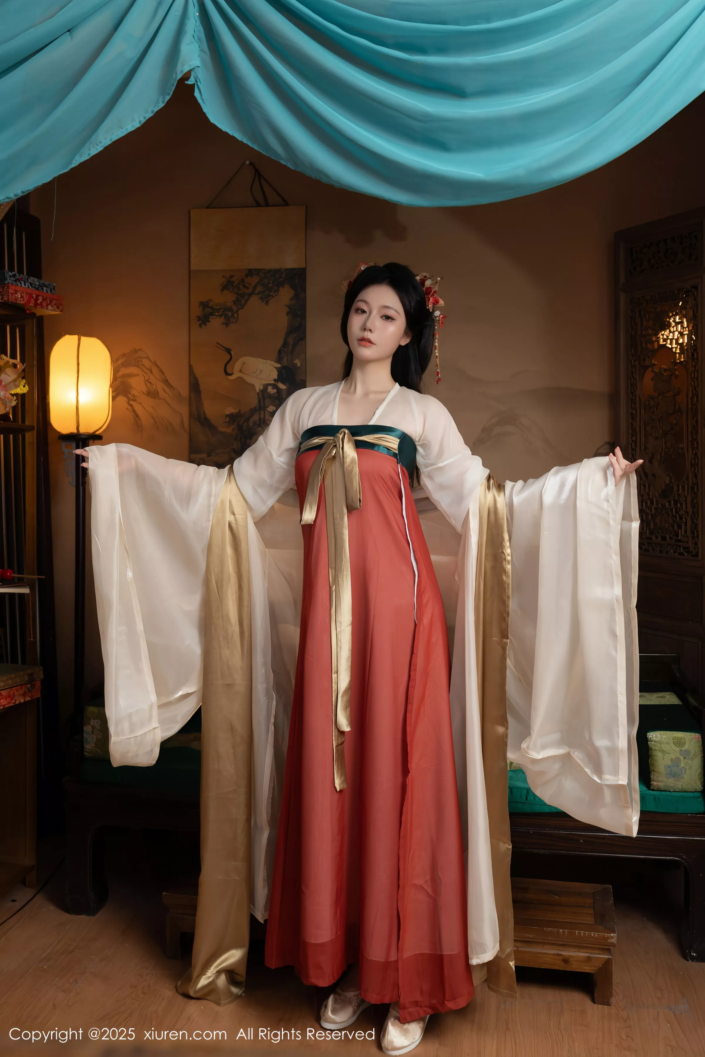 秀人集.com_[XiuRen秀人网]No.10223_模特合集女神陆萱萱＆安然anran激情互动薄纱古装撩人诱惑写真80P