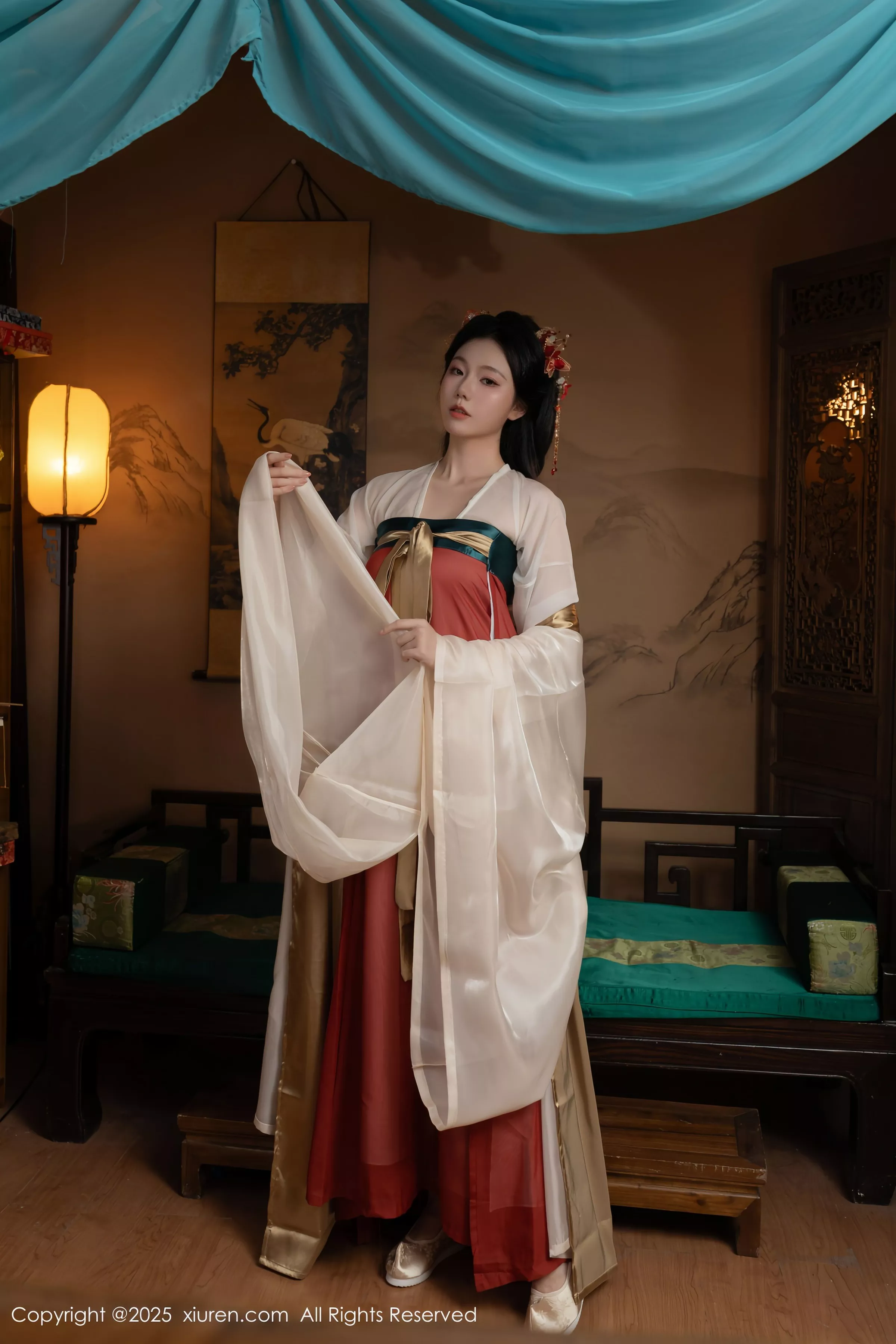 秀人集.com_[XiuRen秀人网]No.10223_模特合集女神陆萱萱＆安然anran激情互动薄纱古装撩人诱惑写真80P