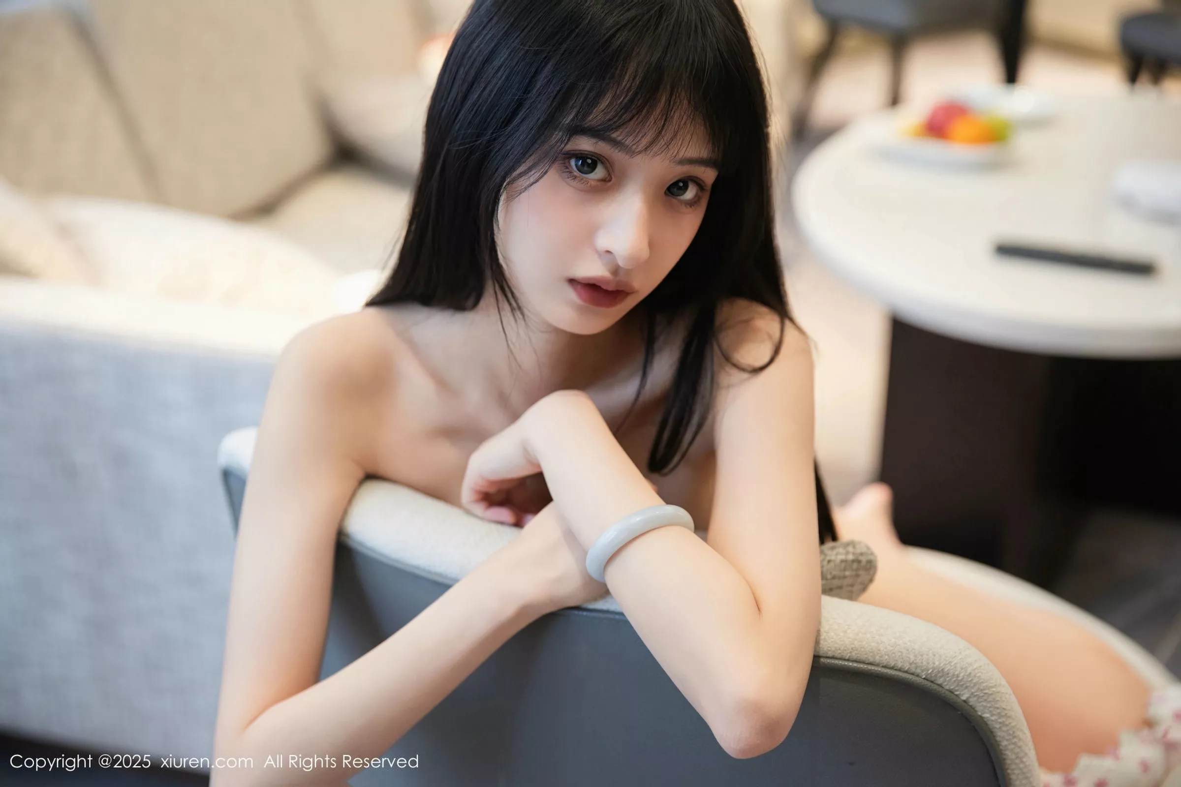 秀人集.com_[XiuRen秀人网]No.10247_模特茂木希子性感橙T露白色内衣配超薄肉丝秀完美身材诱惑写真80P