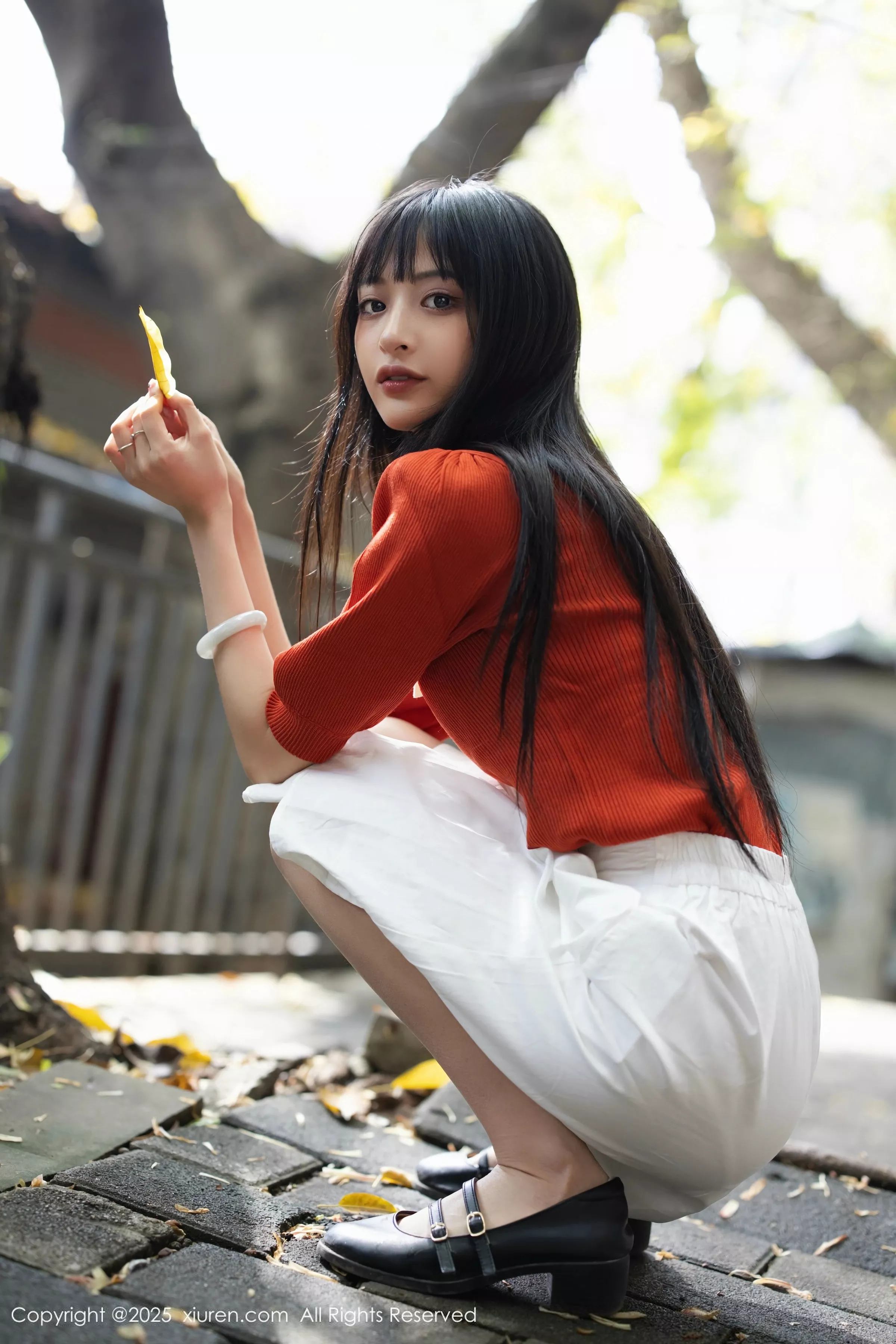 秀人集.com_[XiuRen秀人网]No.10247_模特茂木希子性感橙T露白色内衣配超薄肉丝秀完美身材诱惑写真80P