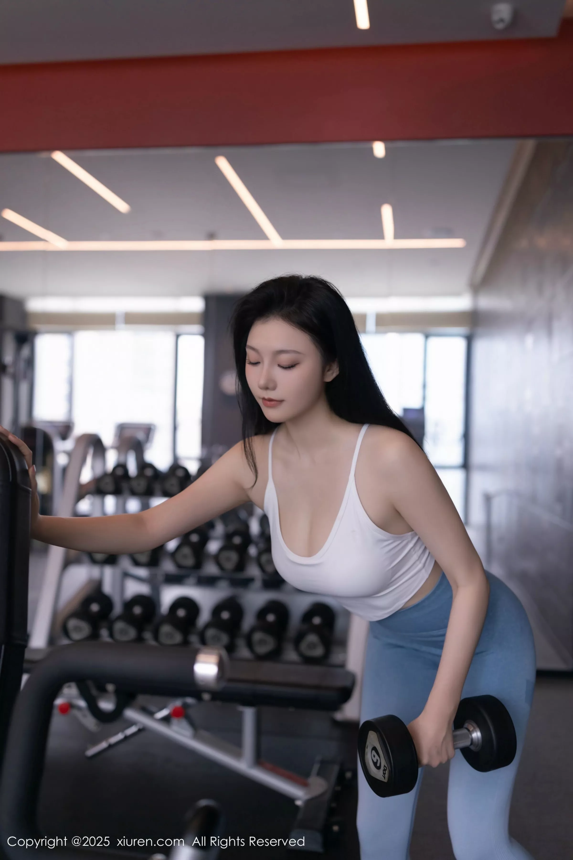 秀人集.com_[XiuRen秀人网]No.10272_模特安然anran健身房性感蓝白色运动服秀曼妙身姿完美诱惑写真80P