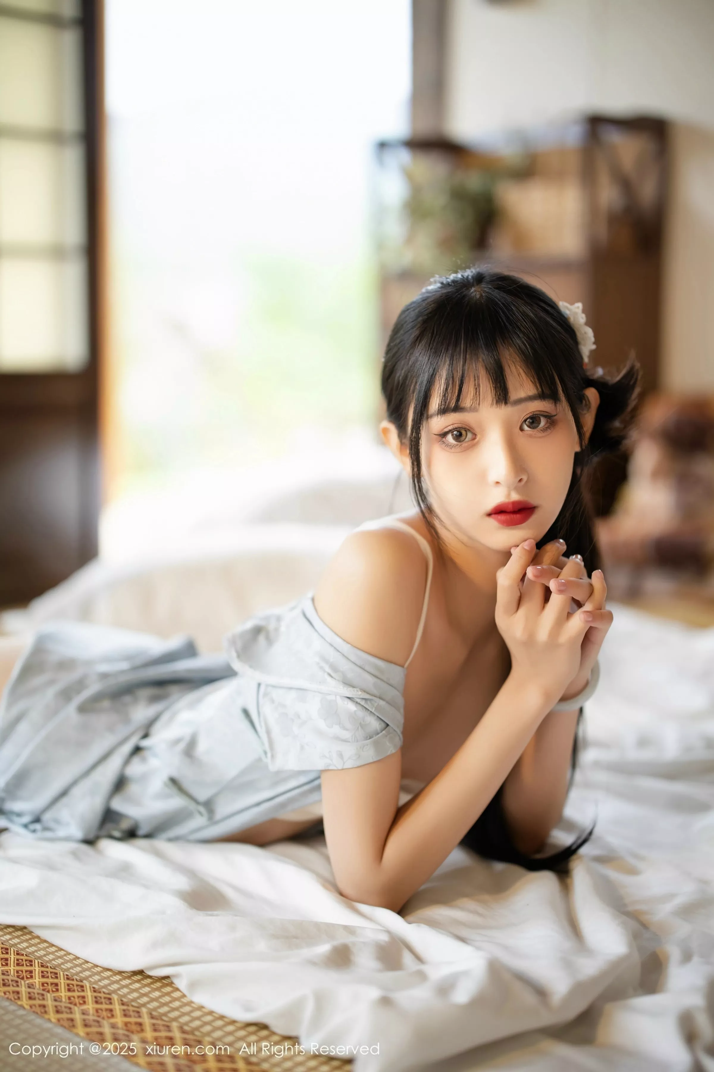 秀人集.com_[XiuRen秀人网]No.10278_模特茂木希子日式旗袍露白色内衣配肉丝袜秀完美曲线诱惑写真80P