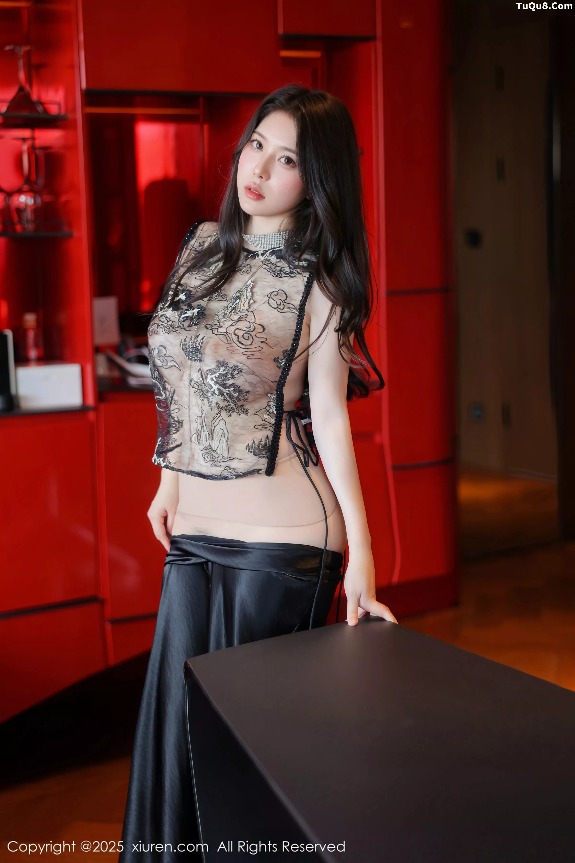 秀人集.com_[XiuRen秀人网]No.10357_模特白茹雪abby性感黑色蕾丝轻透情趣服饰秀丰腴身材诱惑写真79P